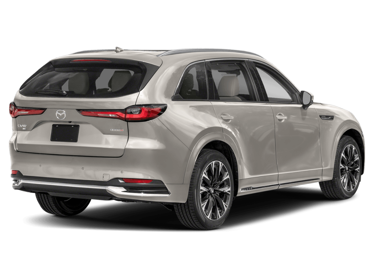 2024 Mazda CX-90 3.3 Turbo S - Rear 3/4, facing to the right