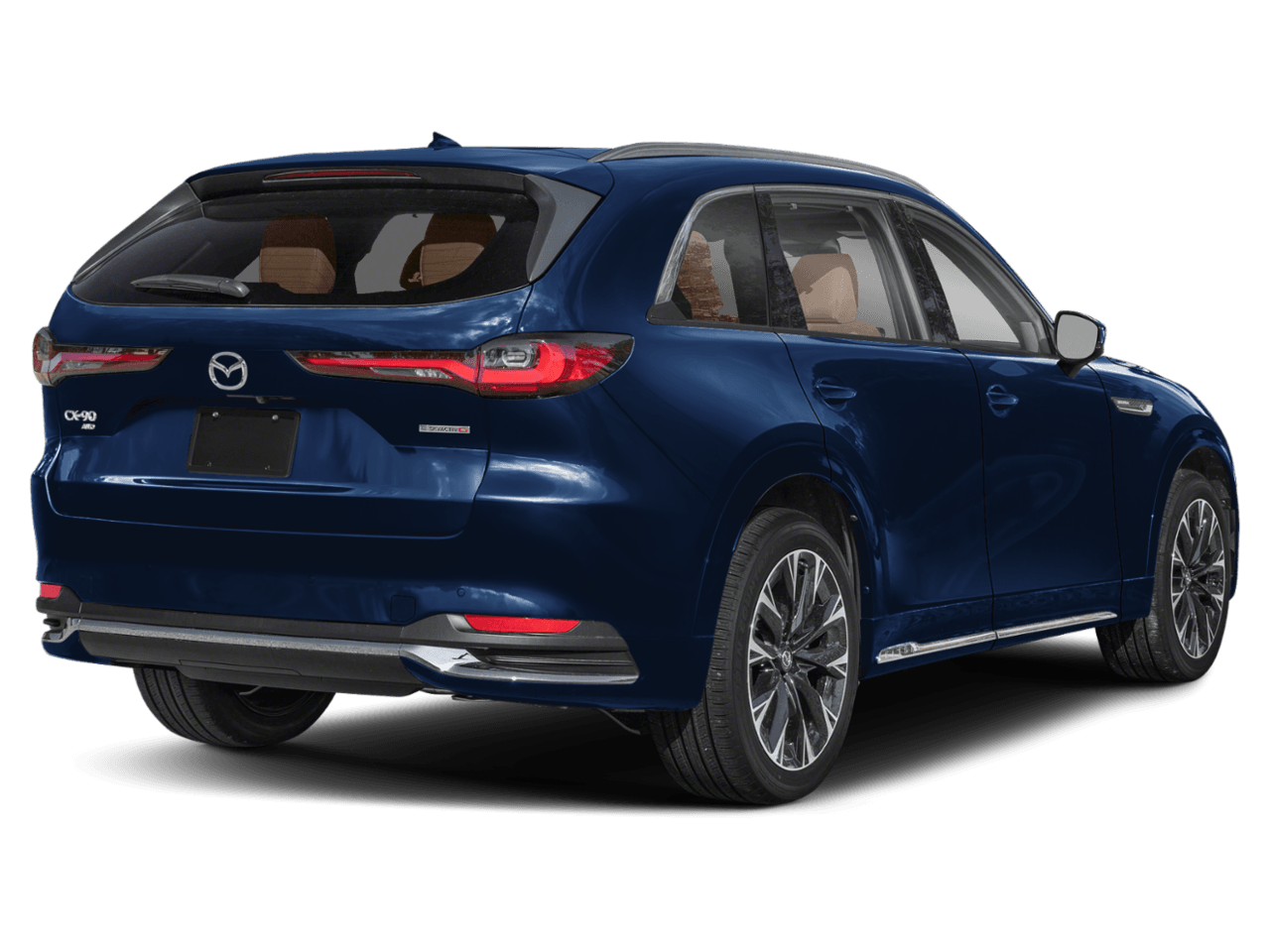 2024 Mazda CX-90 3.3 Turbo S Premium Plus - Rear 3/4, facing to the right