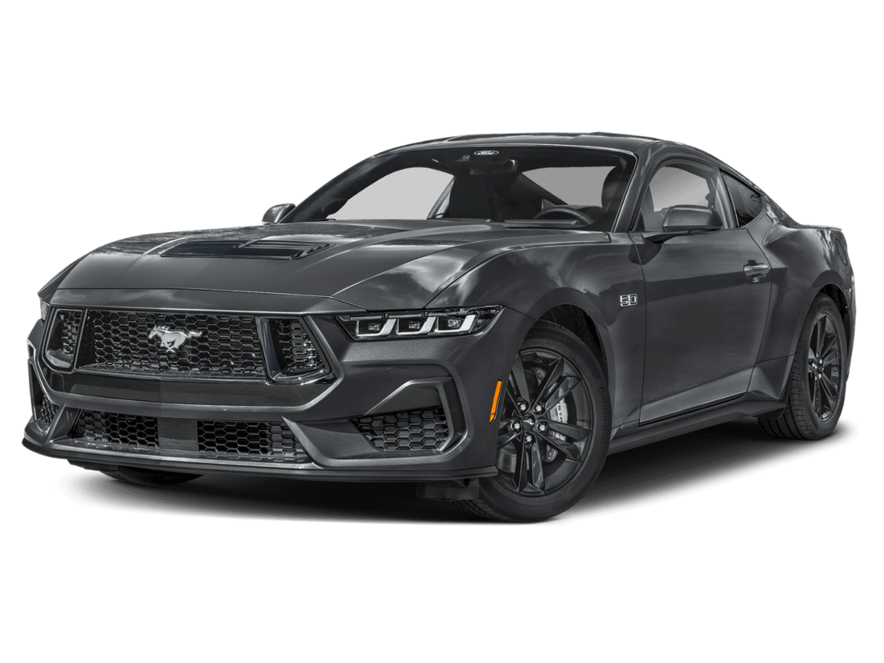 2024 Ford Mustang GT - Front 3/4, facing to the left
