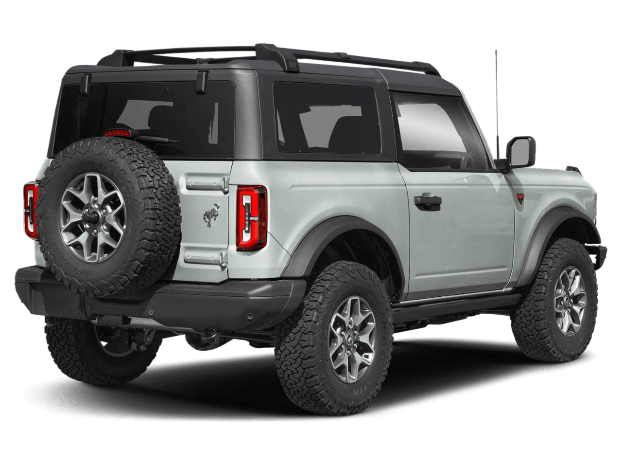 2024 Ford Bronco Badlands - Rear 3/4, facing to the right