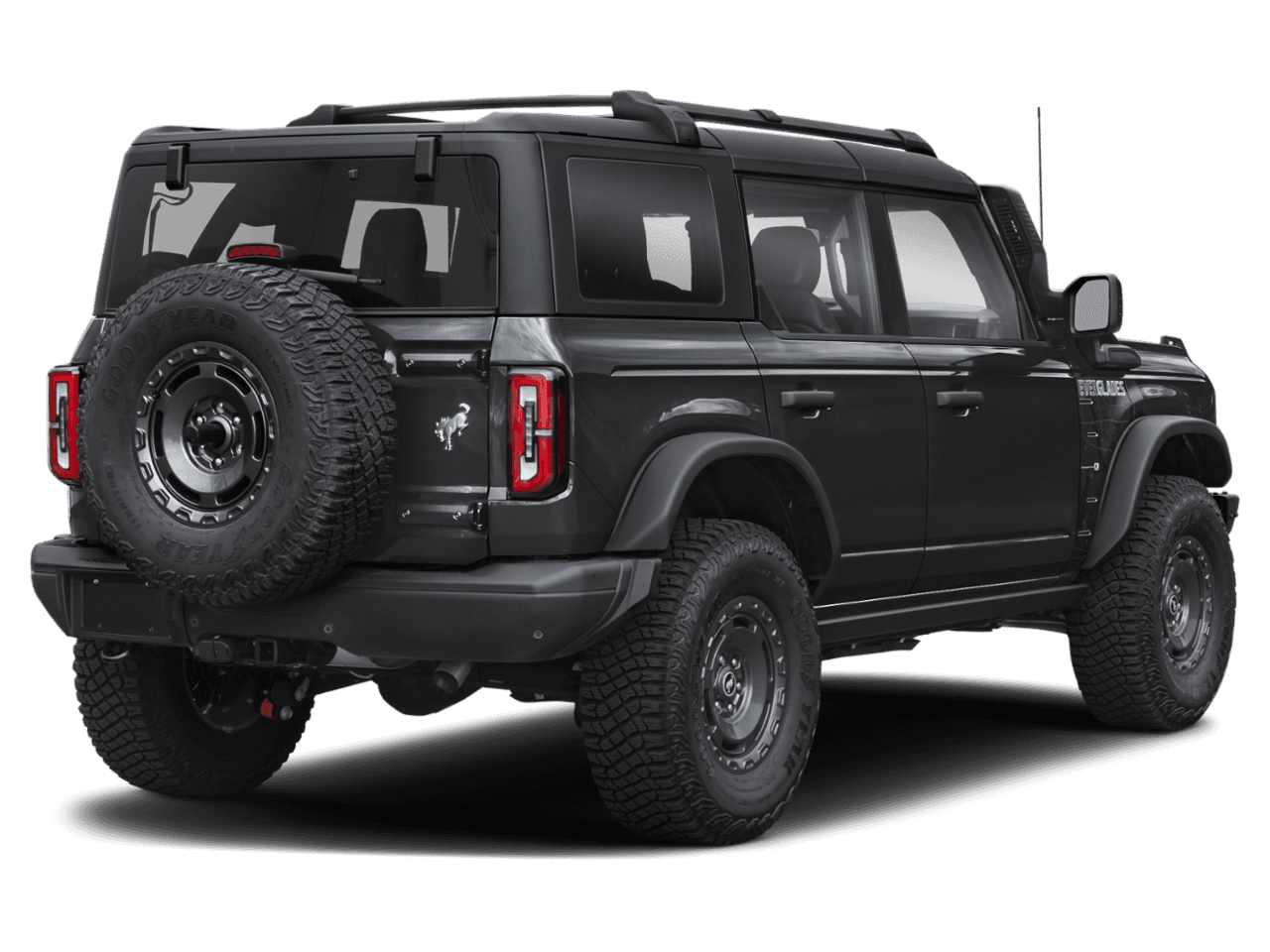 2024 Ford Bronco Everglades - Rear 3/4, facing to the right