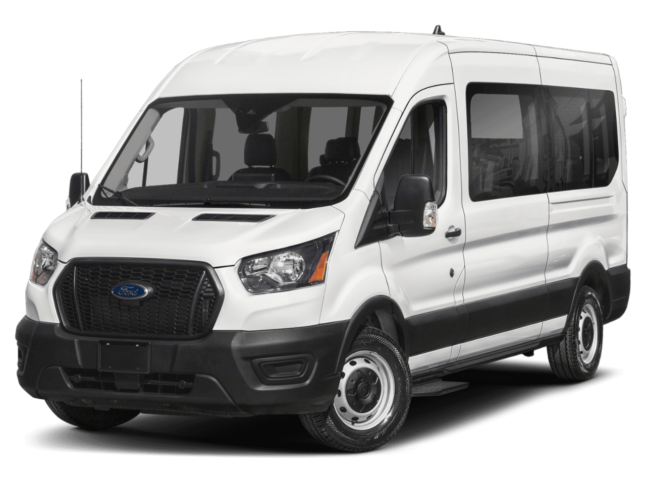 2024 Ford Transit Passenger Wagon XL - Front 3/4, facing to the left