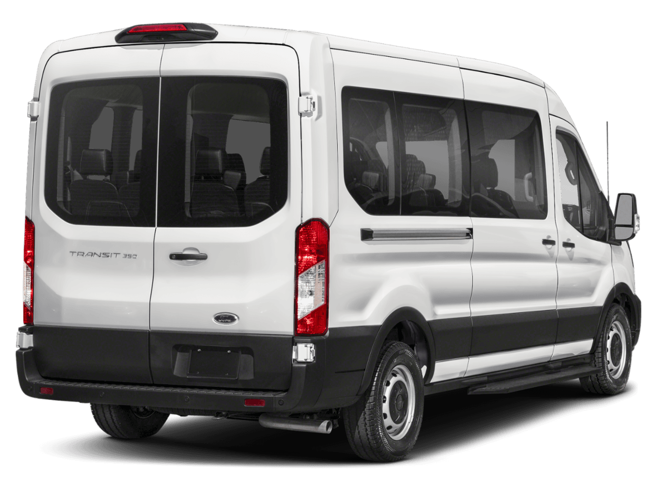 2024 Ford Transit Passenger Wagon XL - Rear 3/4, facing to the right