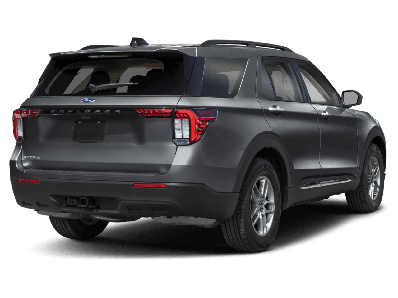 2025 Ford Explorer Active - Rear 3/4, facing to the right