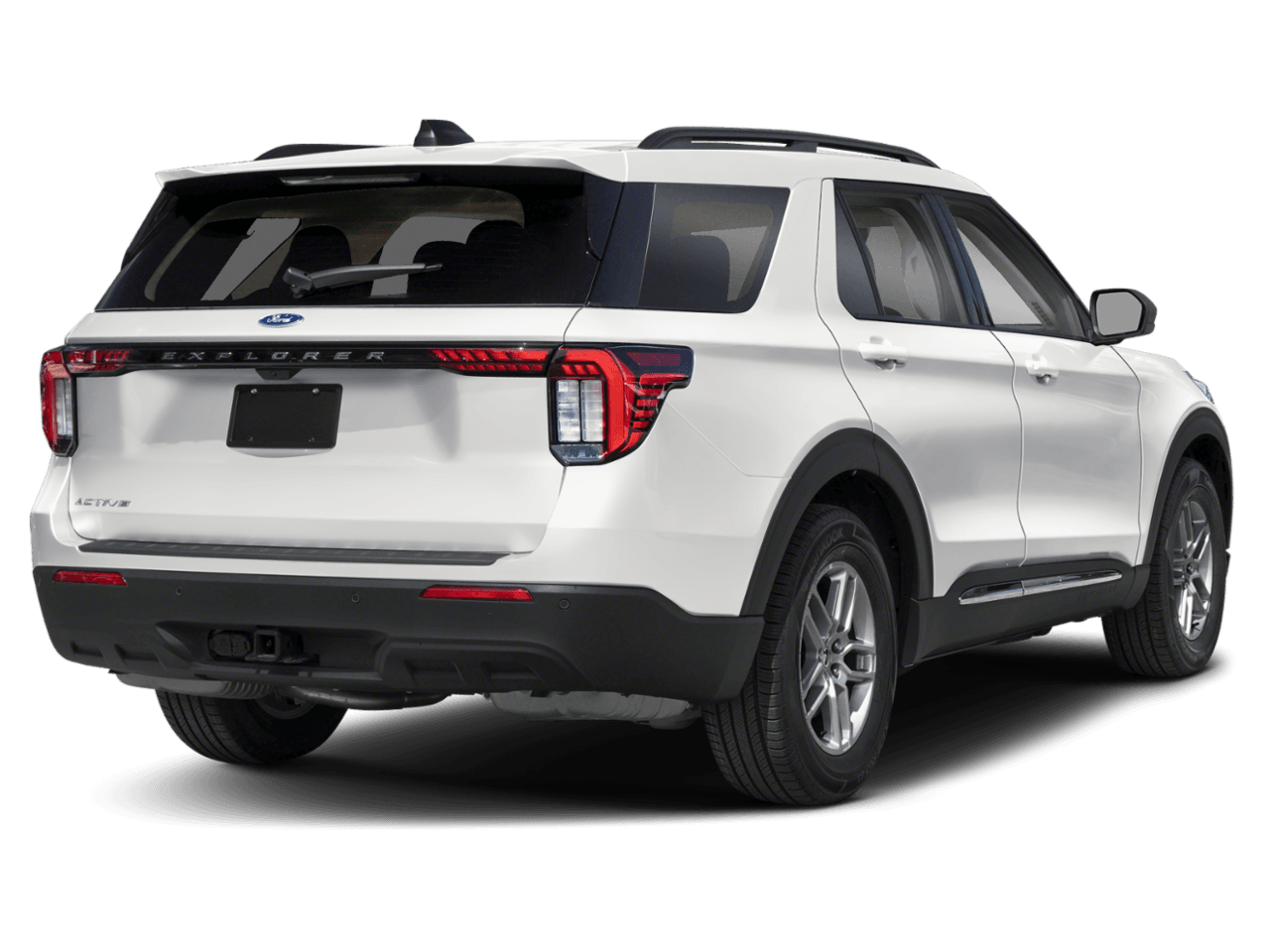2025 Ford Explorer Active - Rear 3/4, facing to the right