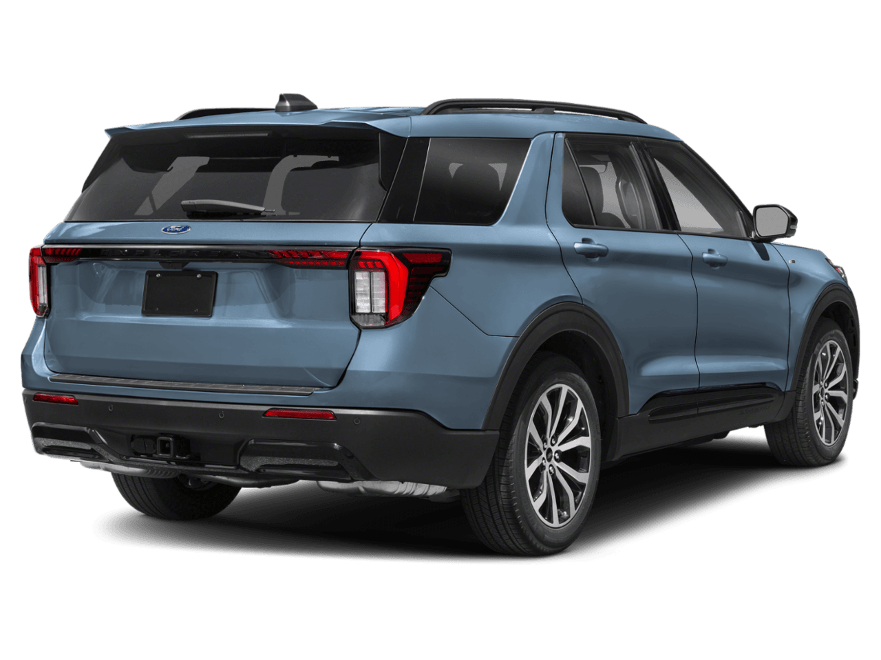 2025 Ford Explorer ST-Line - Rear 3/4, facing to the right