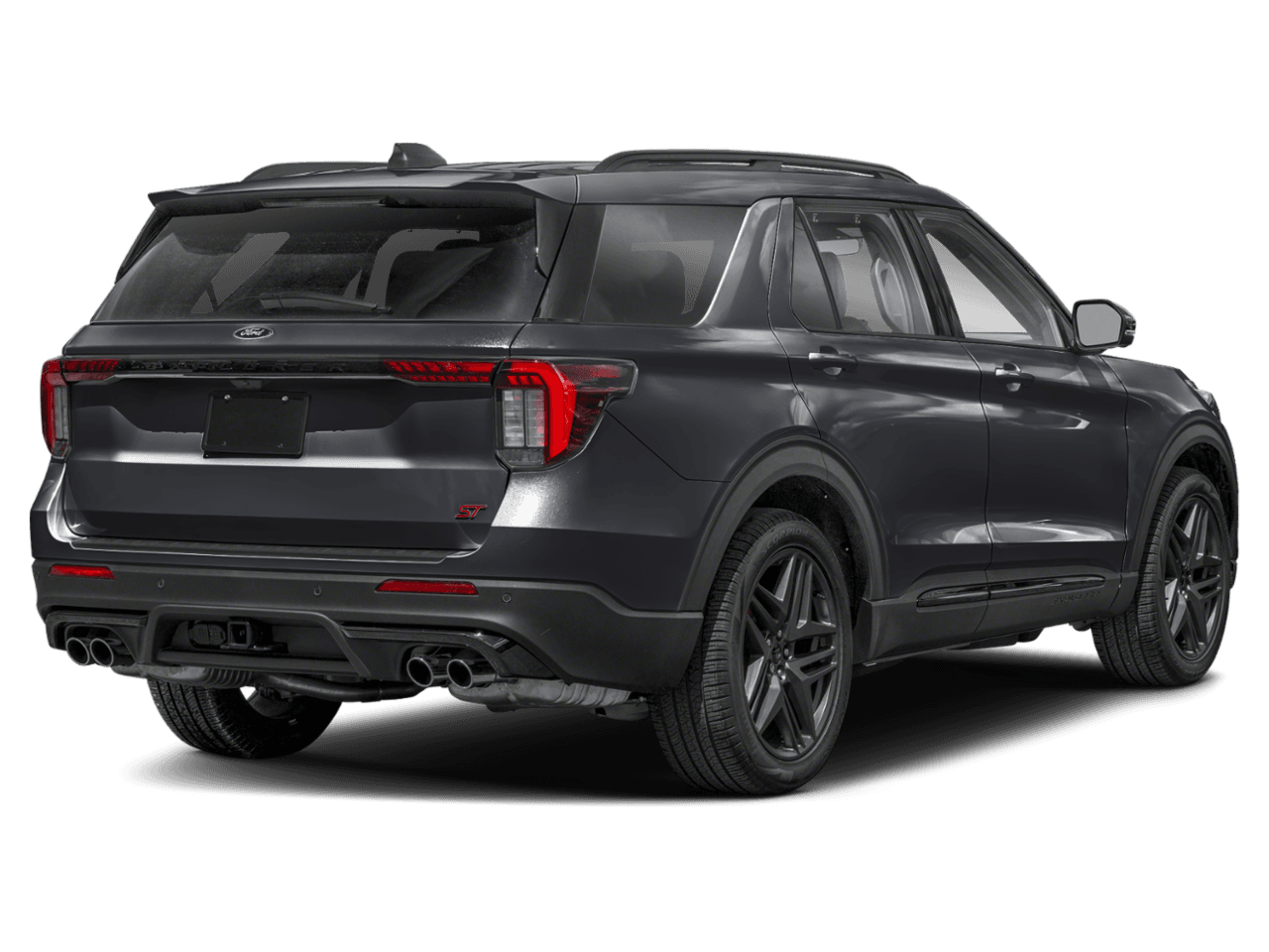 2025 Ford Explorer ST - Rear 3/4, facing to the right
