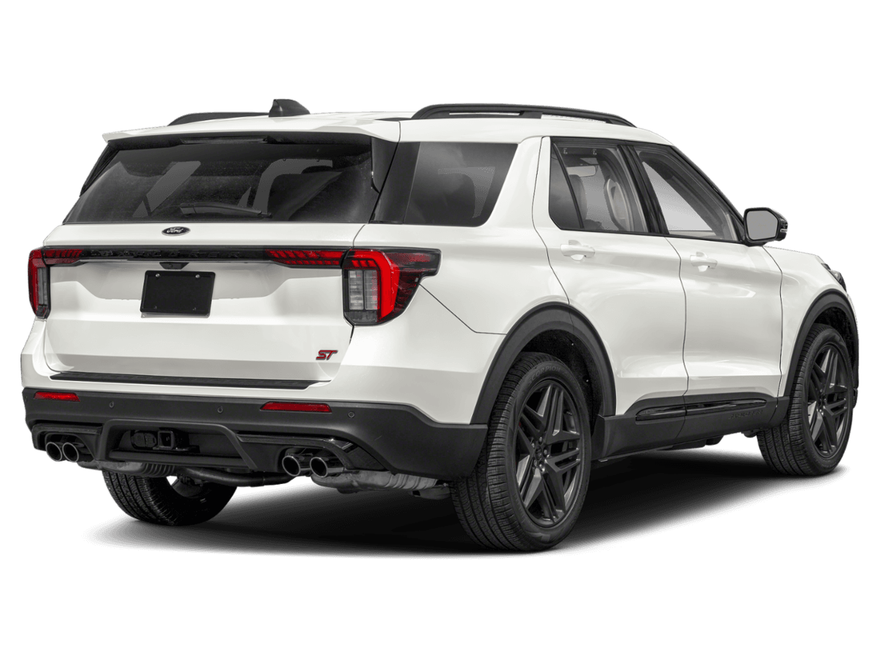 2025 Ford Explorer ST - Rear 3/4, facing to the right