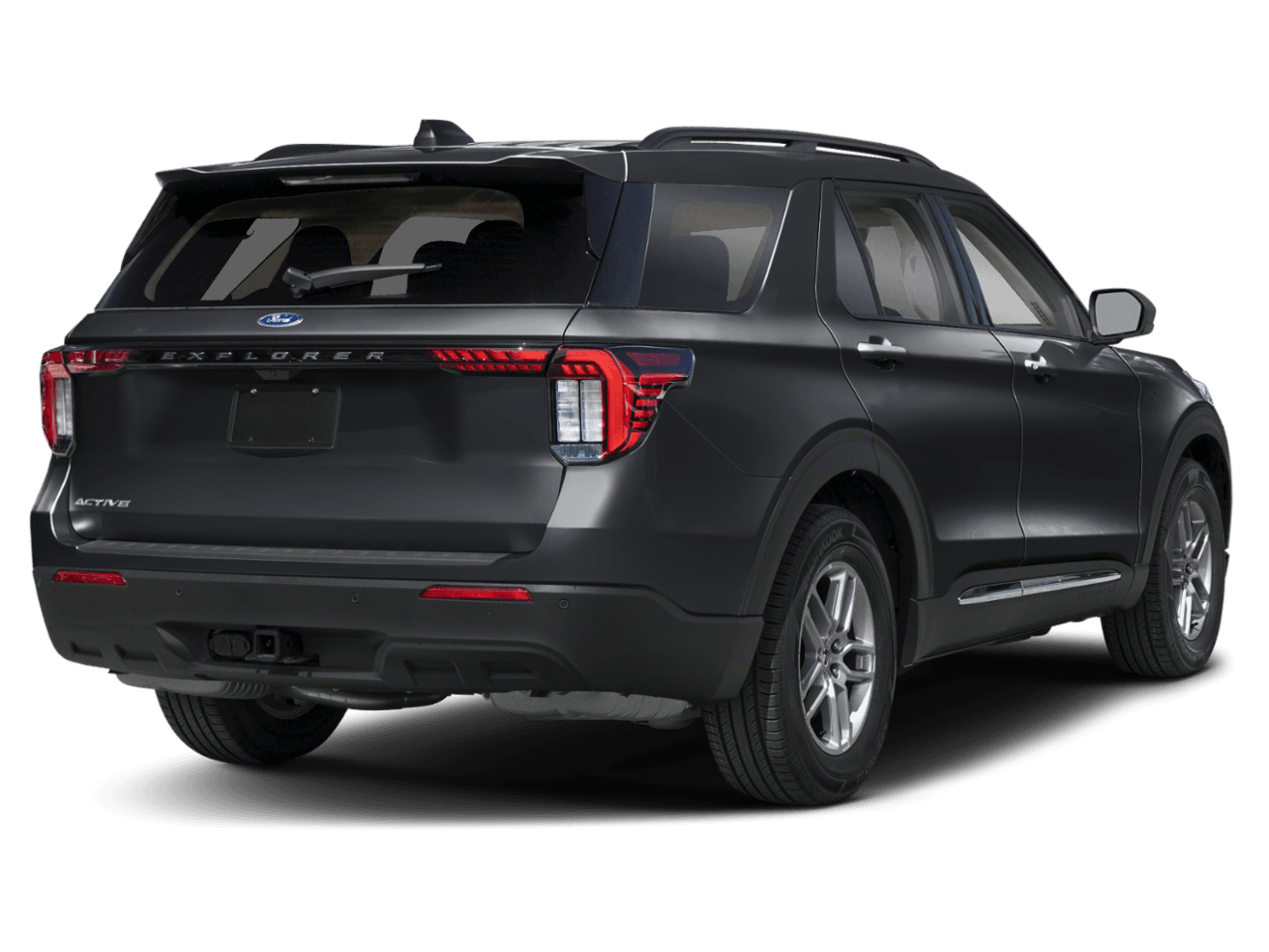 2025 Ford Explorer Active - Rear 3/4, facing to the right