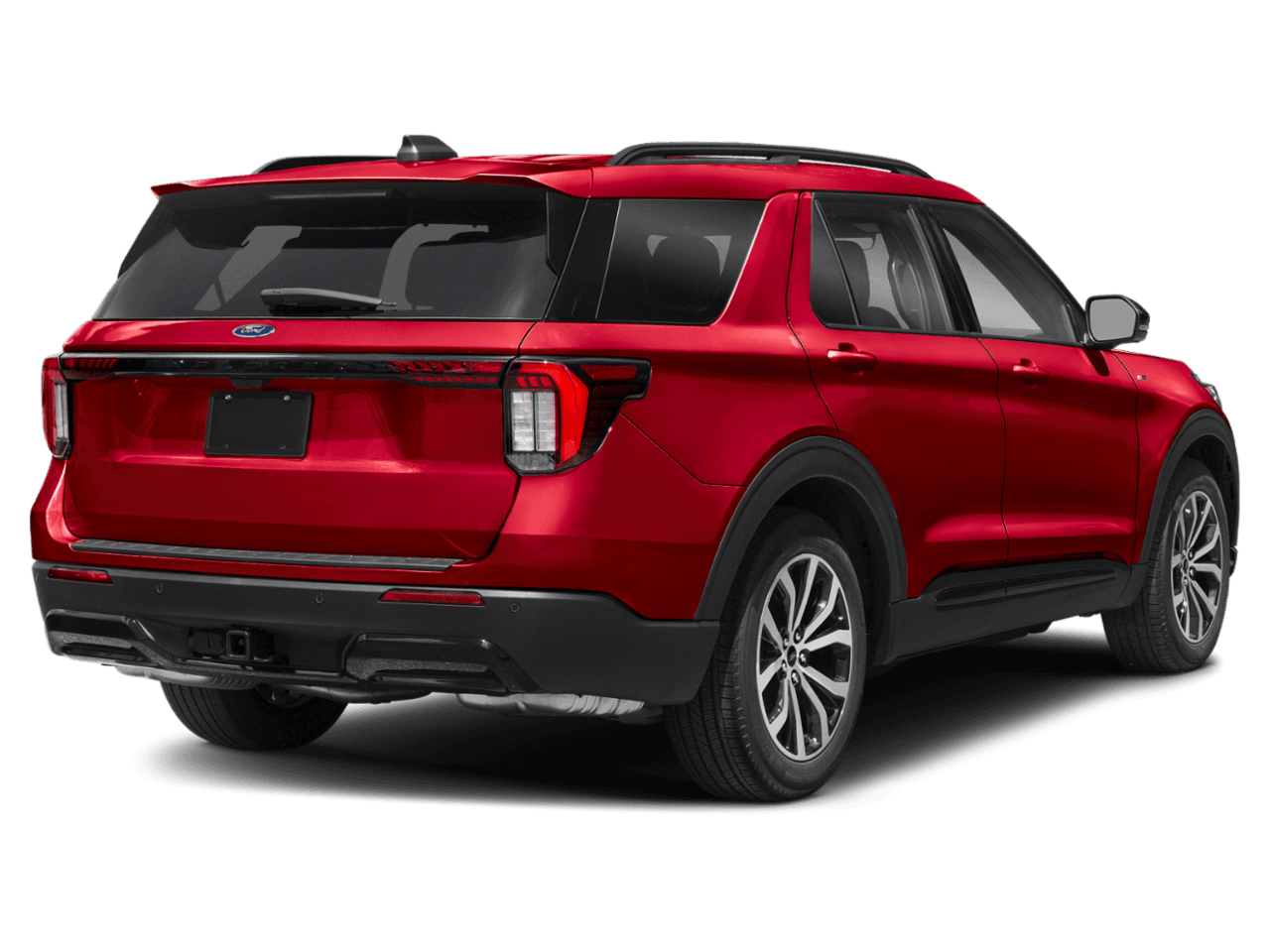 2025 Ford Explorer ST-Line - Rear 3/4, facing to the right