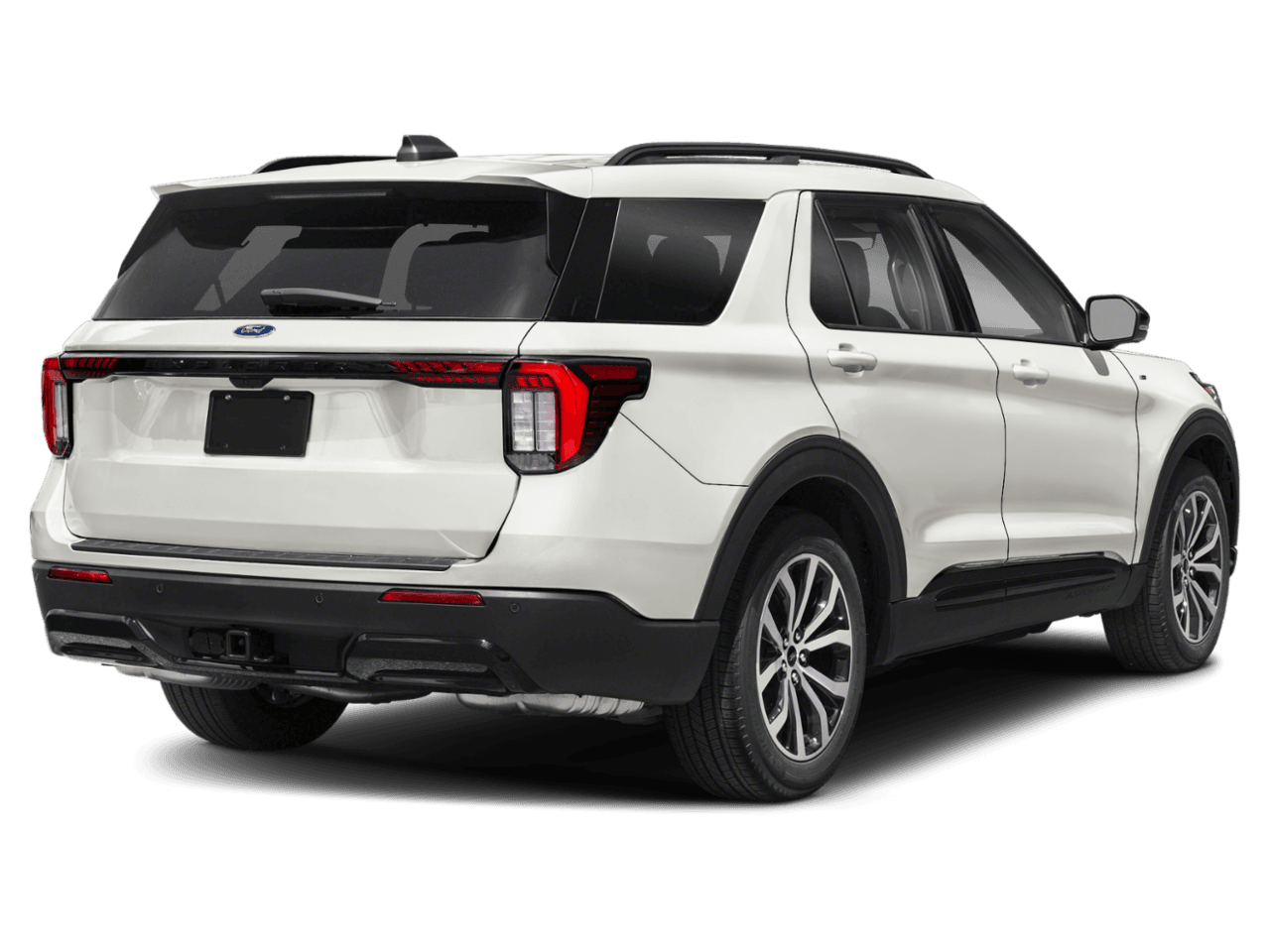 2025 Ford Explorer ST-Line - Rear 3/4, facing to the right