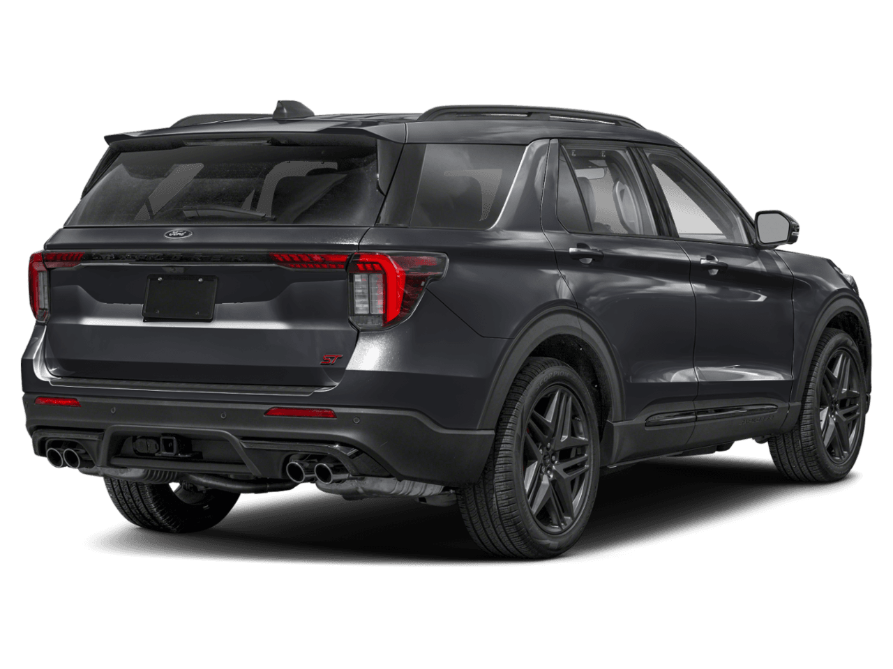 2025 Ford Explorer ST - Rear 3/4, facing to the right