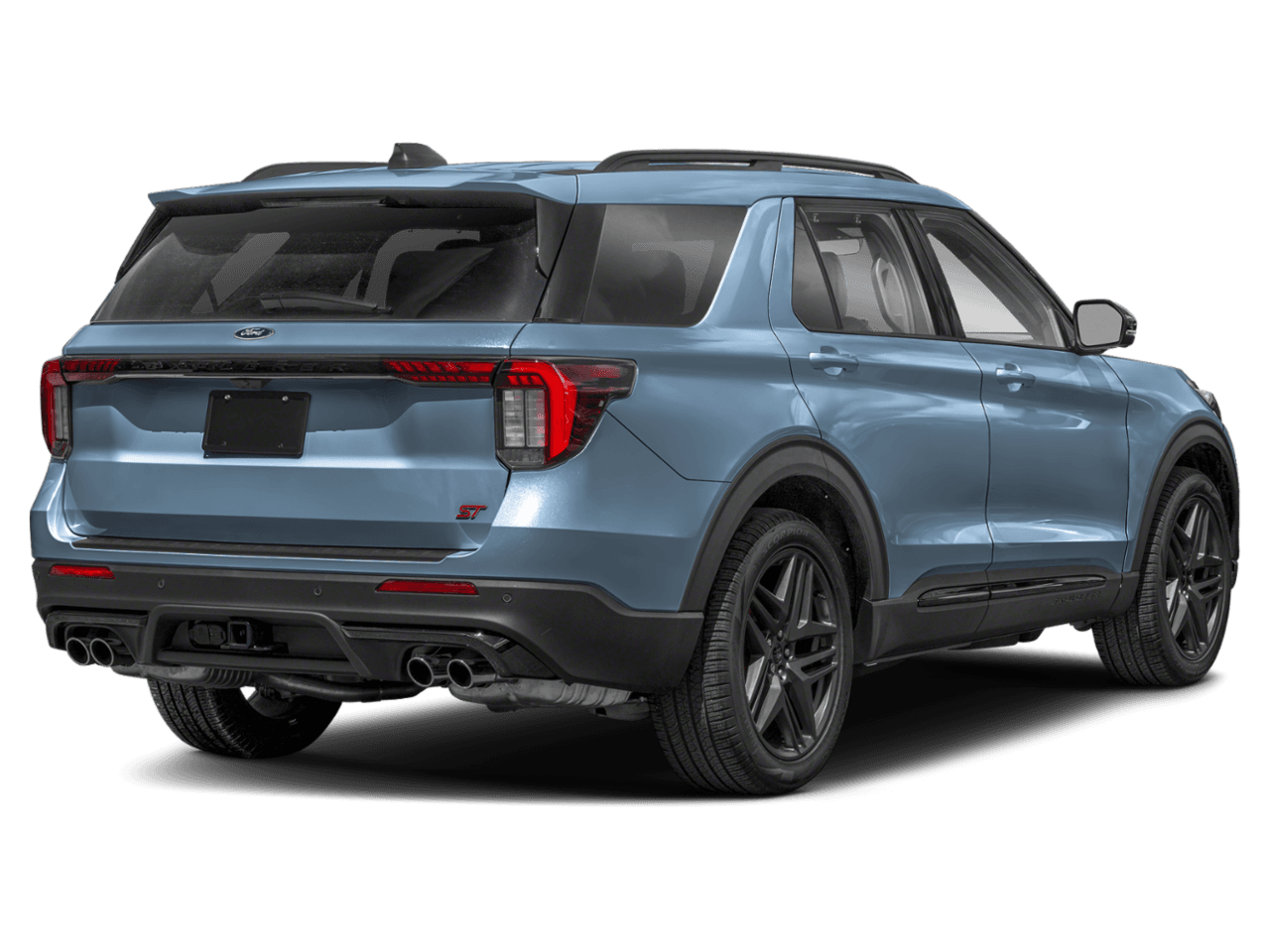 2025 Ford Explorer ST - Rear 3/4, facing to the right