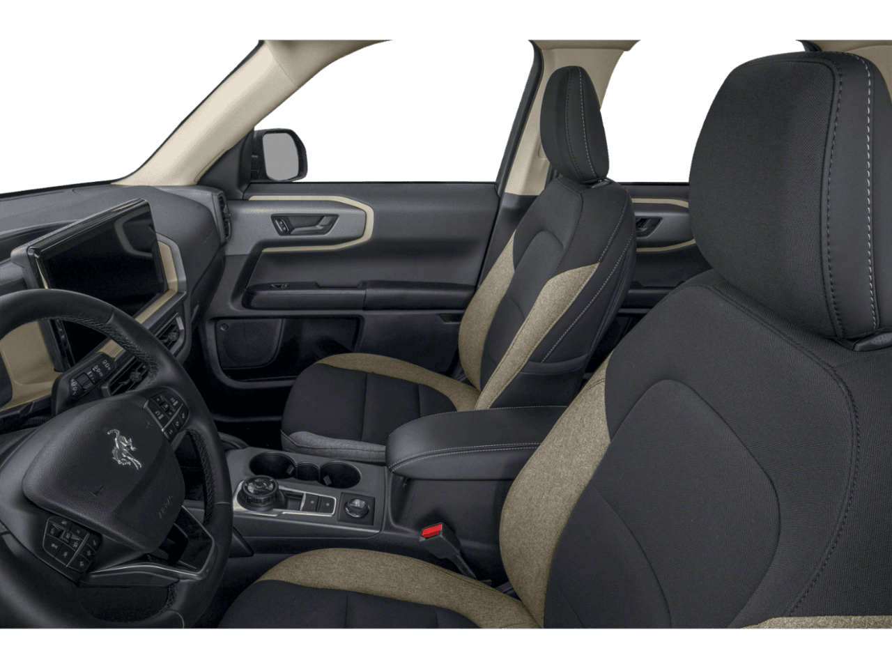 2025 Ford Bronco Sport Big Bend - Interior Driver's Side with Door Open, Front Seat Feature