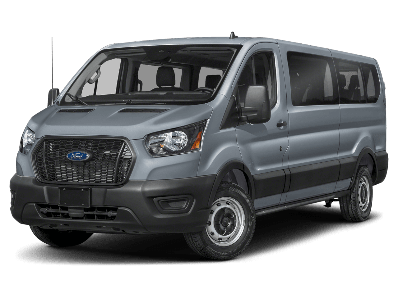 2025 Ford Transit Passenger Wagon XLT - Front 3/4, facing to the left
