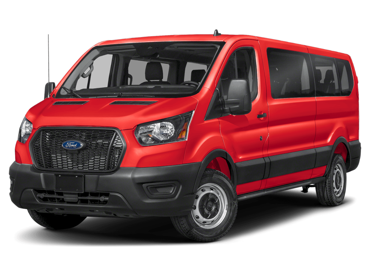 2025 Ford Transit Passenger Wagon XLT - Front 3/4, facing to the left