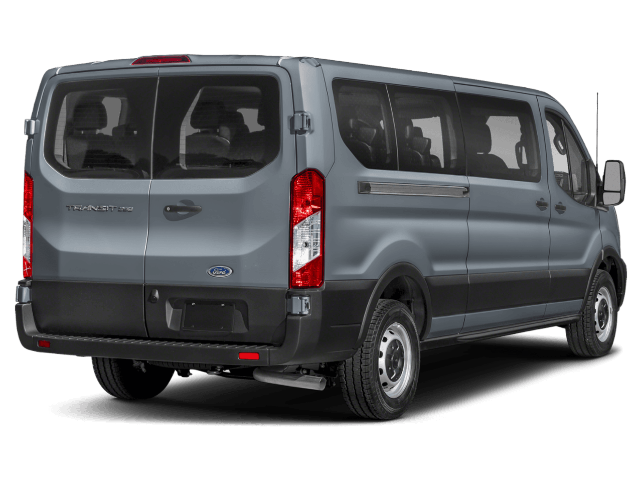 2025 Ford Transit Passenger Wagon XLT - Rear 3/4, facing to the right