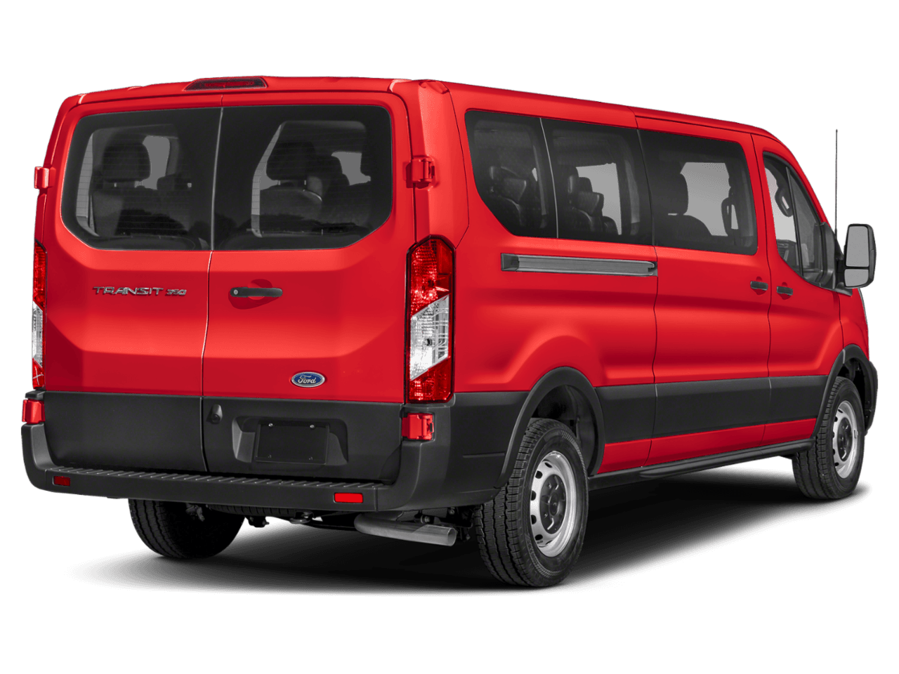 2025 Ford Transit Passenger Wagon XLT - Rear 3/4, facing to the right