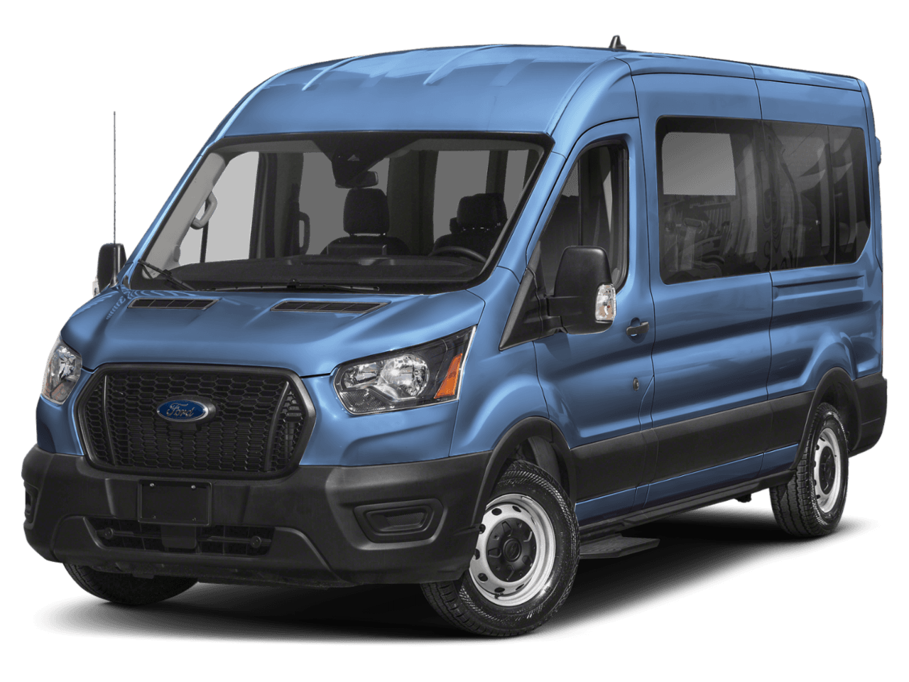2025 Ford Transit Passenger Wagon XL - Front 3/4, facing to the left