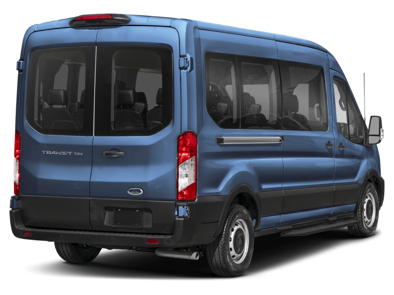 2025 Ford Transit Passenger Wagon XL - Rear 3/4, facing to the right