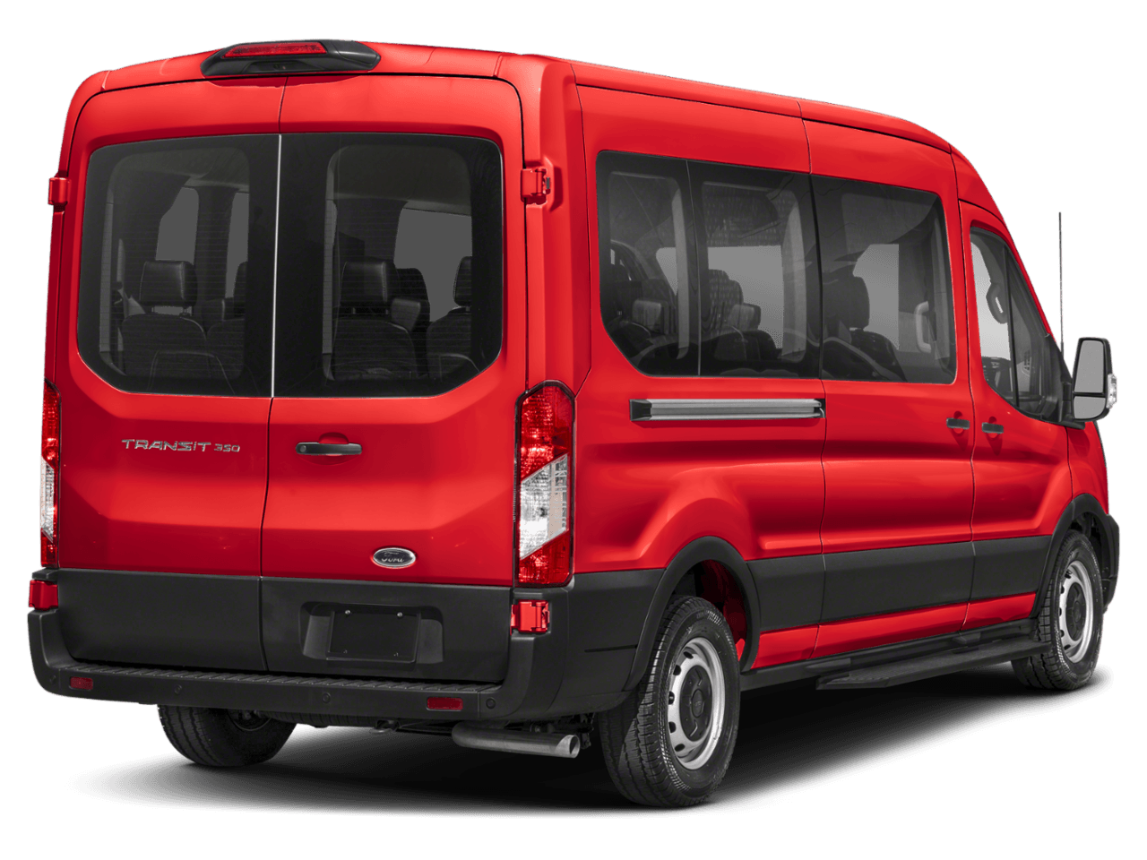 2025 Ford Transit Passenger Wagon XL - Rear 3/4, facing to the right