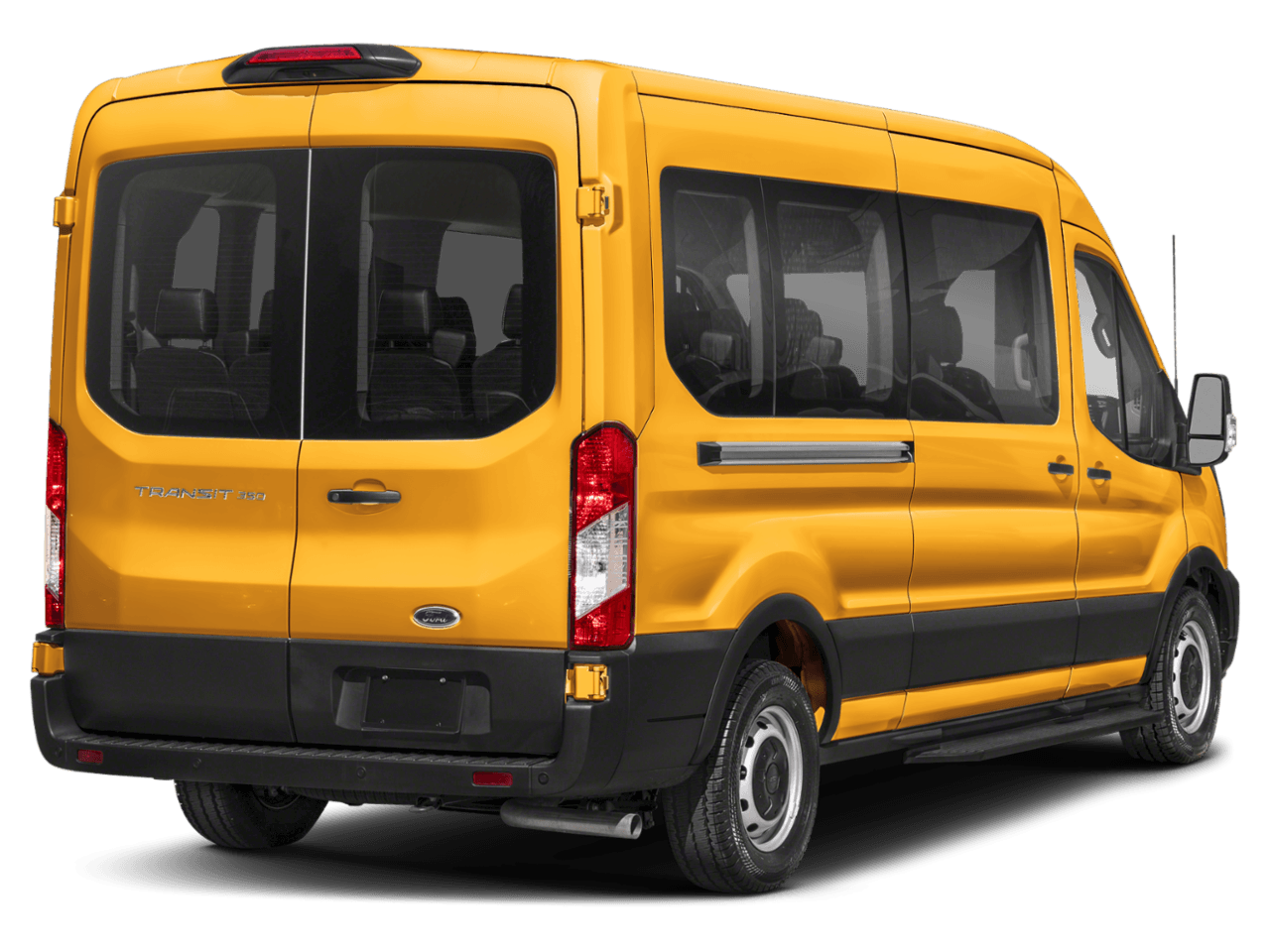 2025 Ford Transit Passenger Wagon XL - Rear 3/4, facing to the right