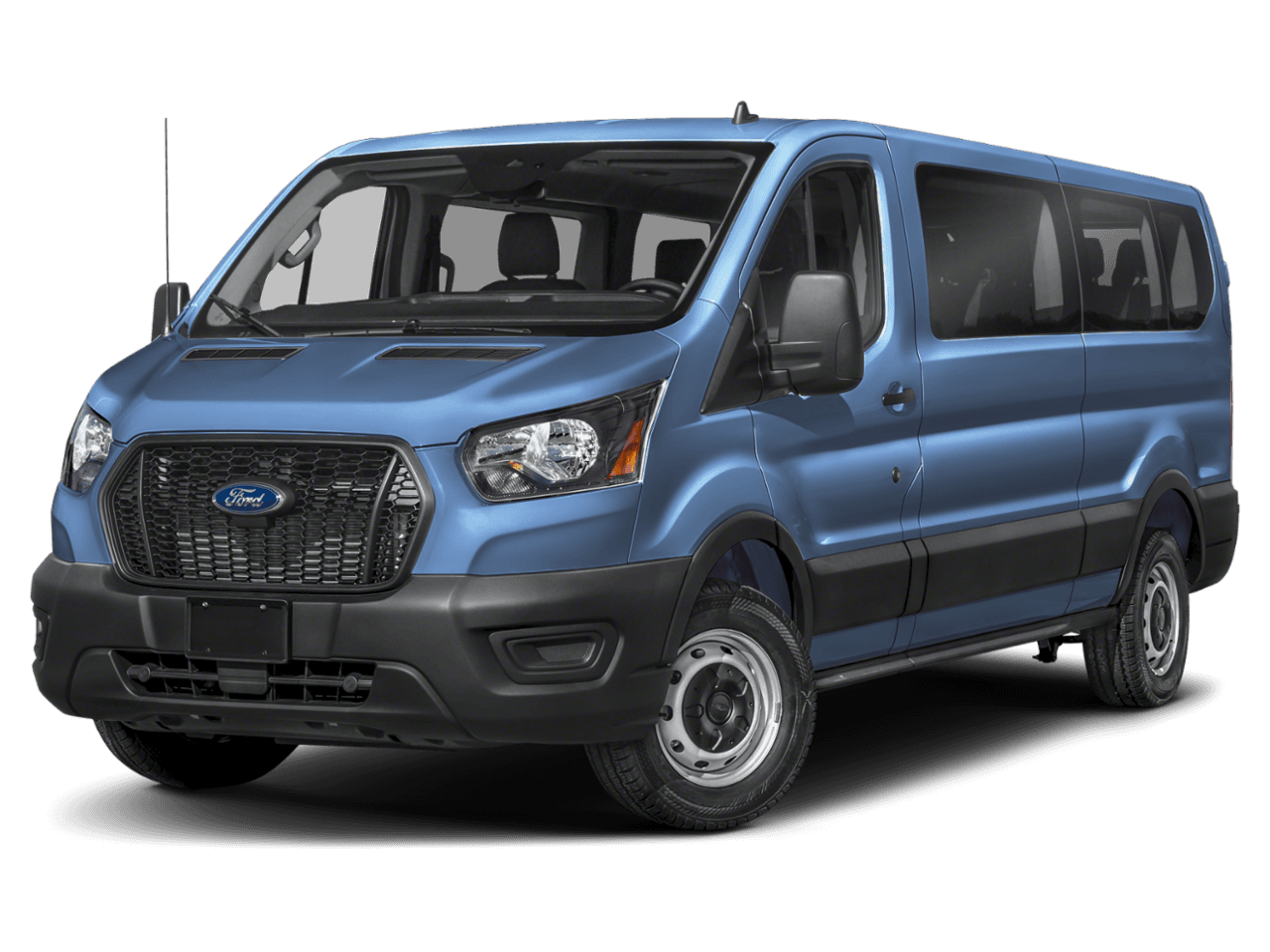 2025 Ford Transit Passenger Wagon XL - Front 3/4, facing to the left