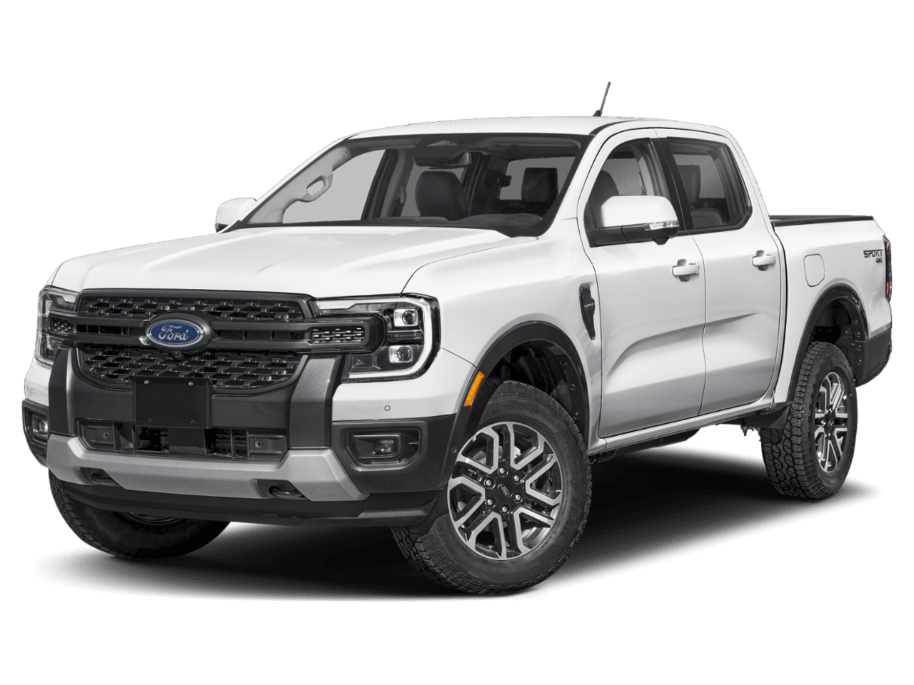 2025 Ford Ranger LARIAT - Front 3/4, facing to the left