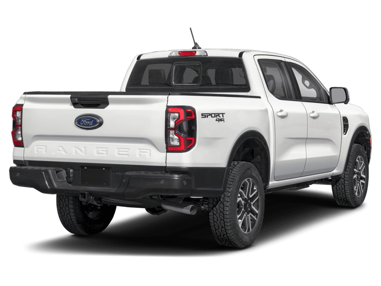 2025 Ford Ranger LARIAT - Rear 3/4, facing to the right