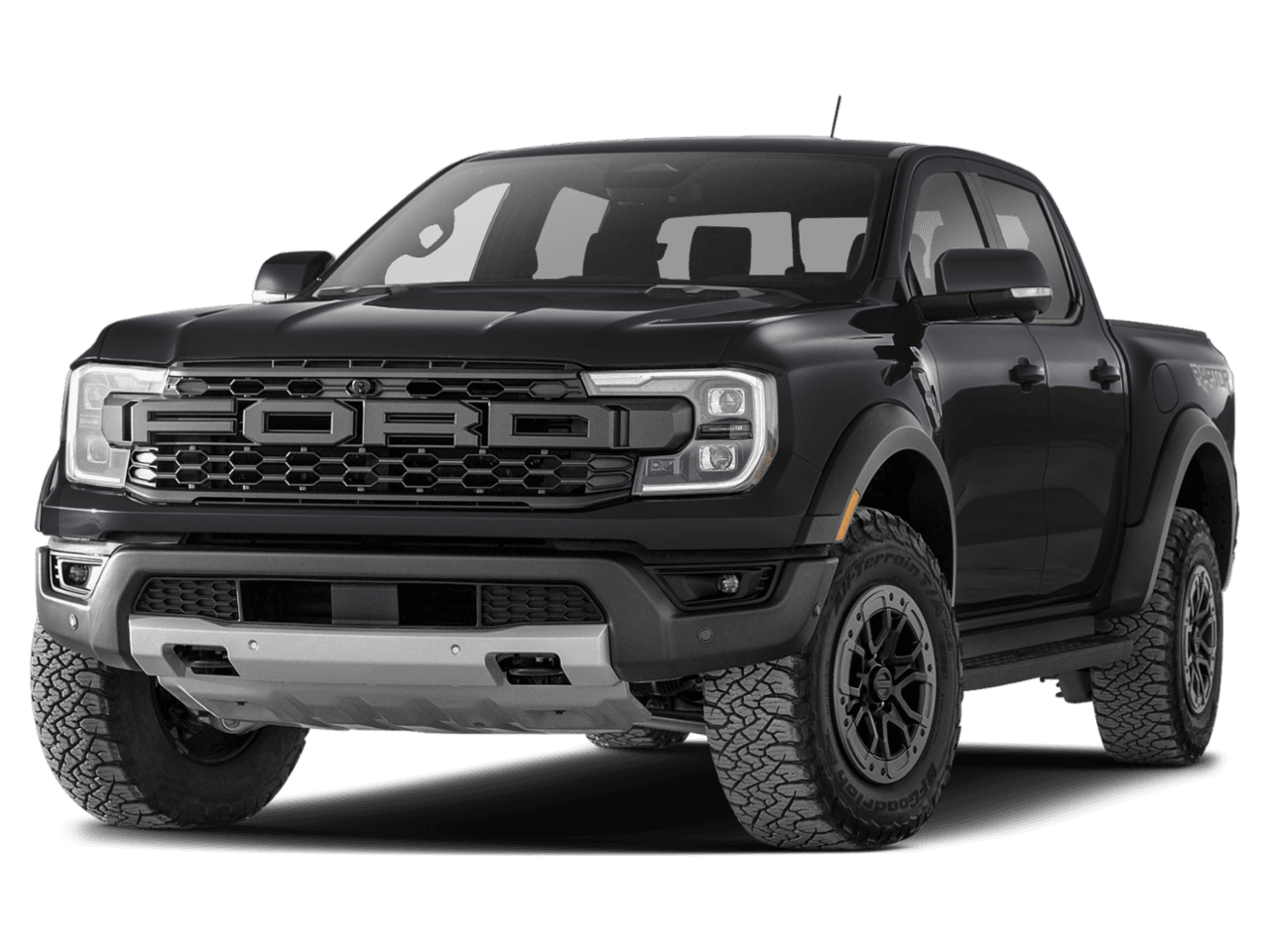 2025 Ford Ranger Raptor - Front 3/4, facing to the left