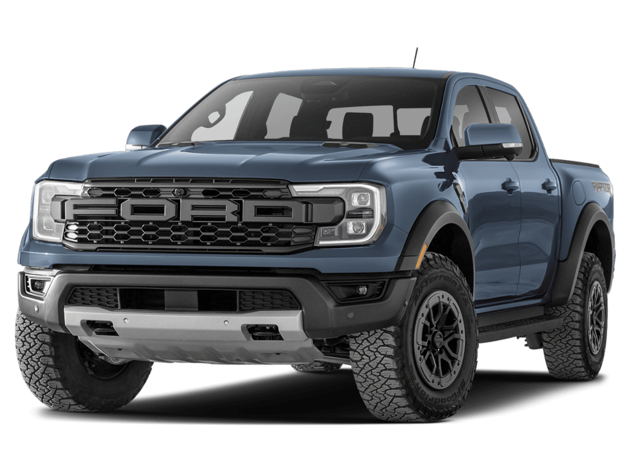 2025 Ford Ranger Raptor - Front 3/4, facing to the left