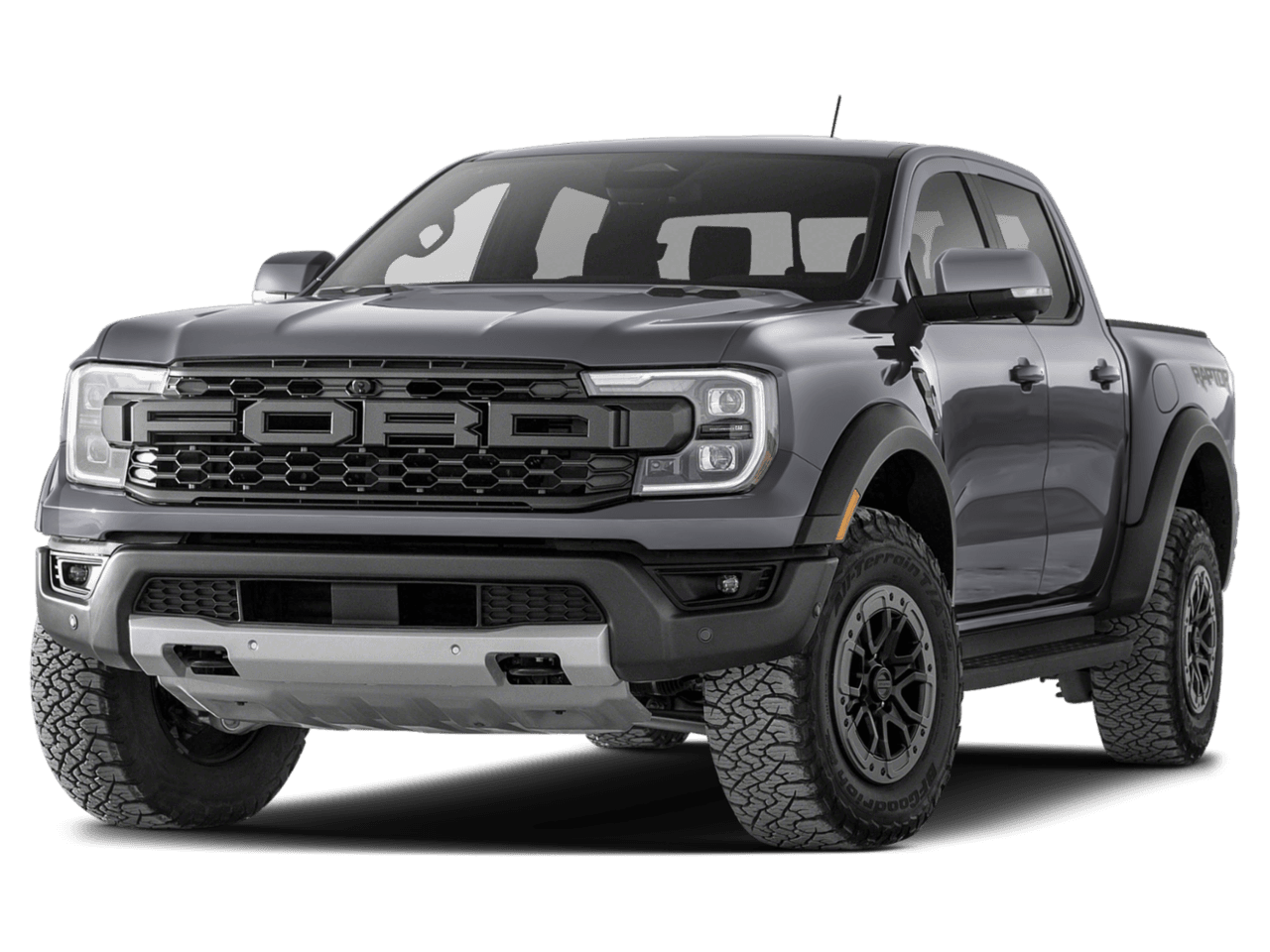 2025 Ford Ranger Raptor - Front 3/4, facing to the left
