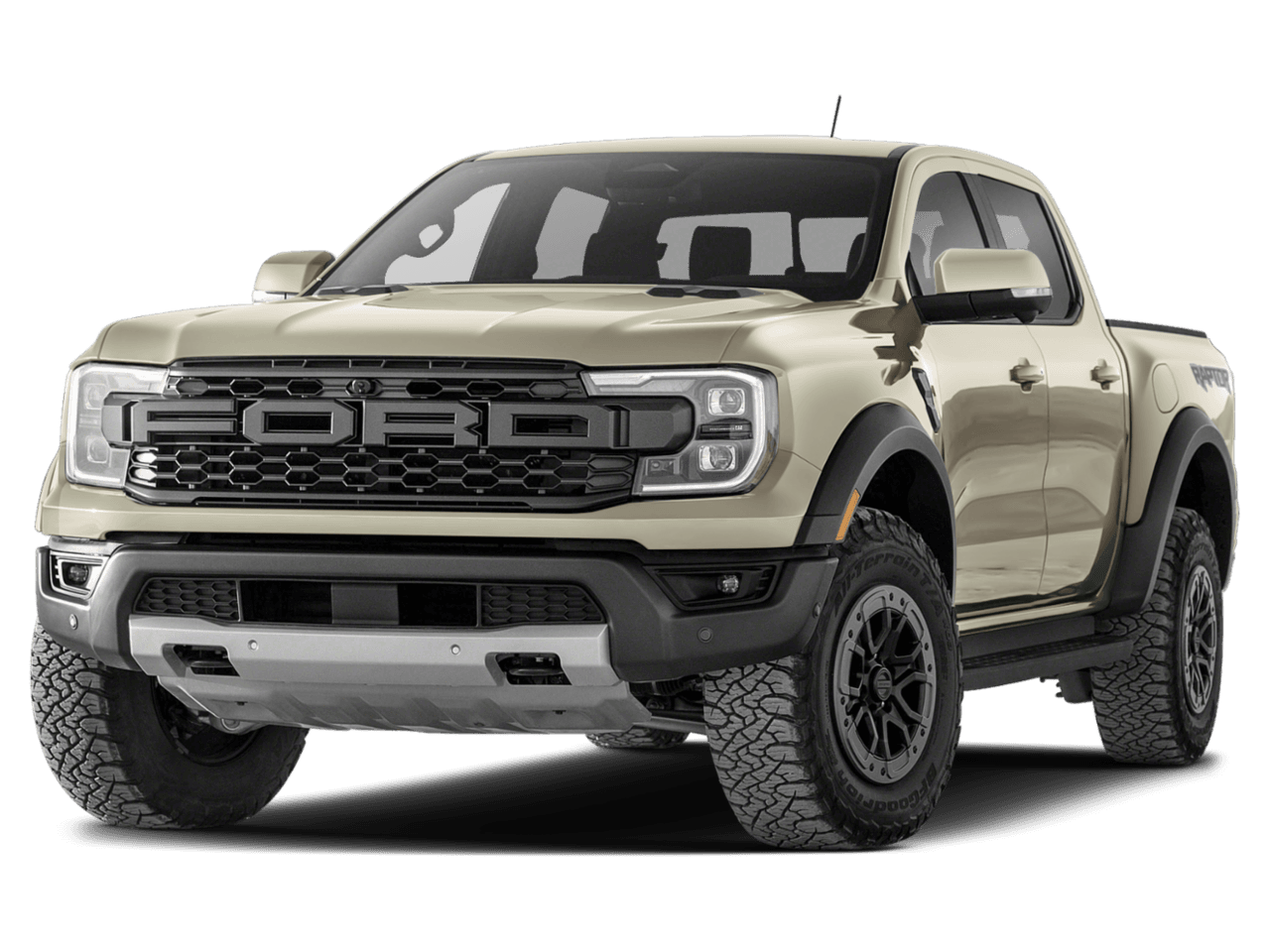 2025 Ford Ranger Raptor - Front 3/4, facing to the left