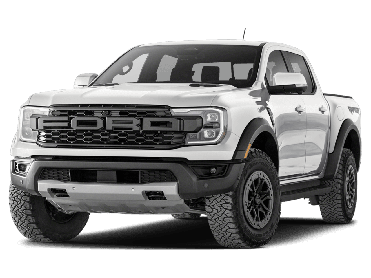 2025 Ford Ranger Raptor - Front 3/4, facing to the left