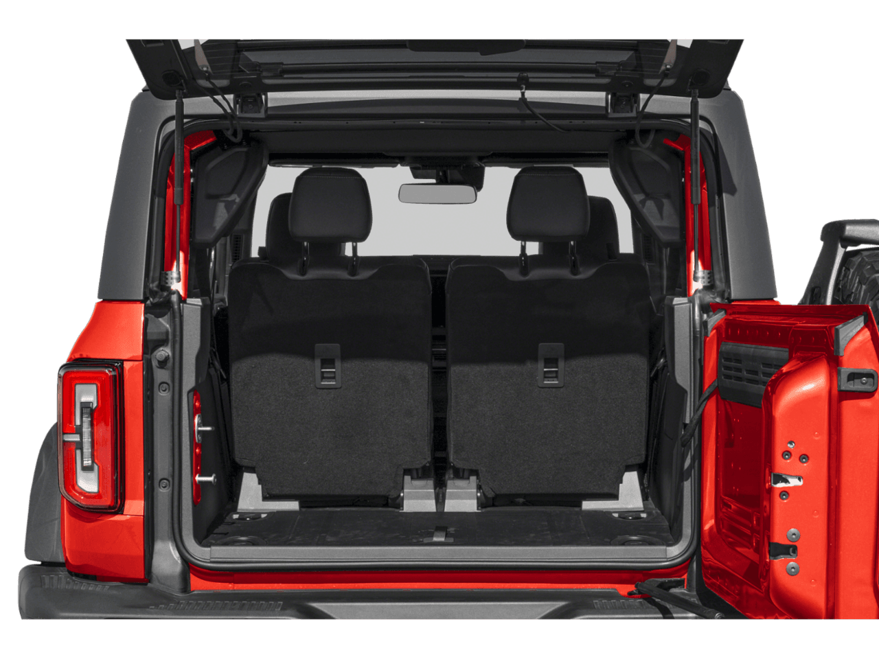 2025 Ford Bronco Badlands - Interior Trunk with Hatch Open Feature