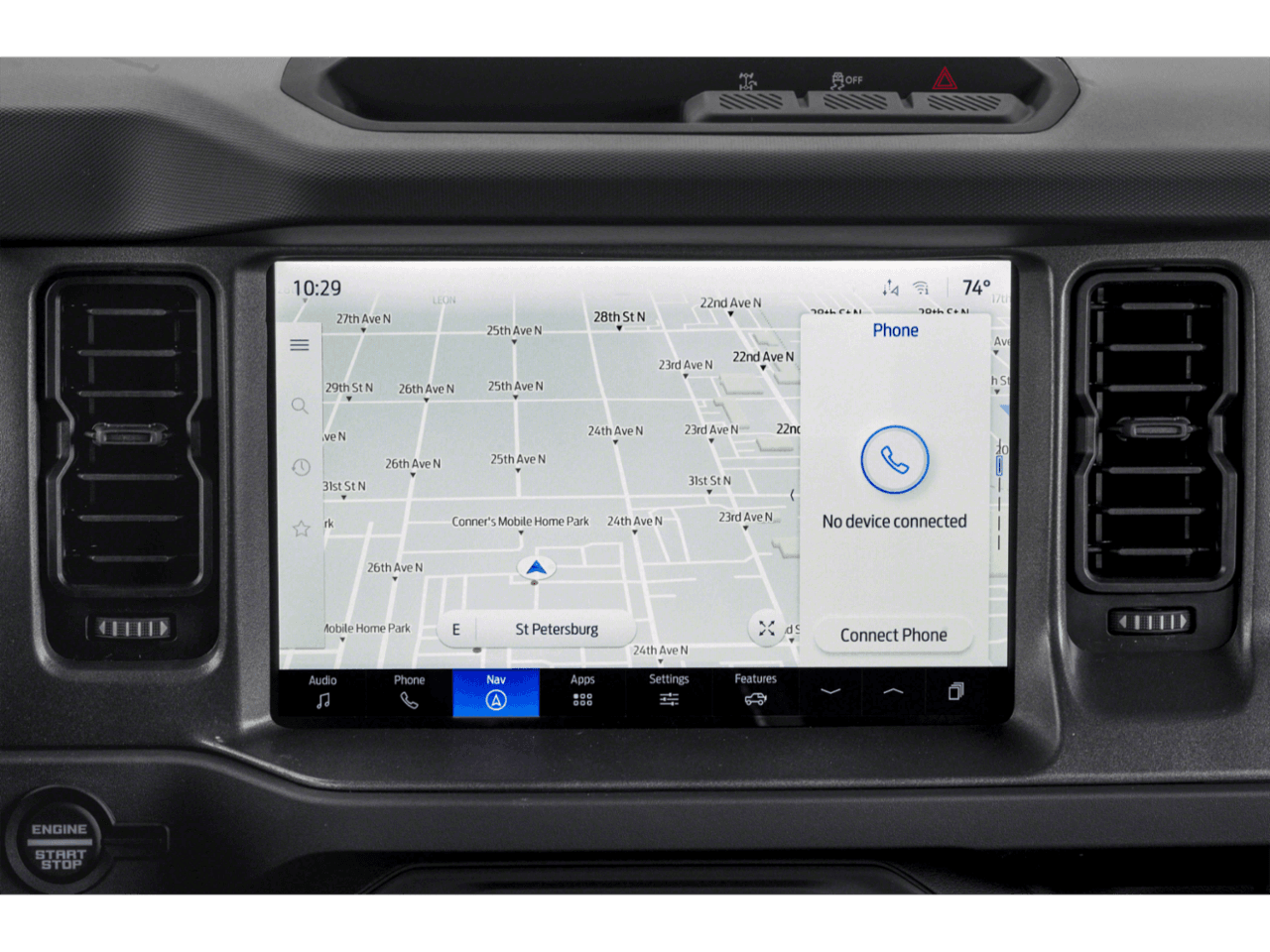 2025 Ford Bronco Big Bend - Interior Navigation System