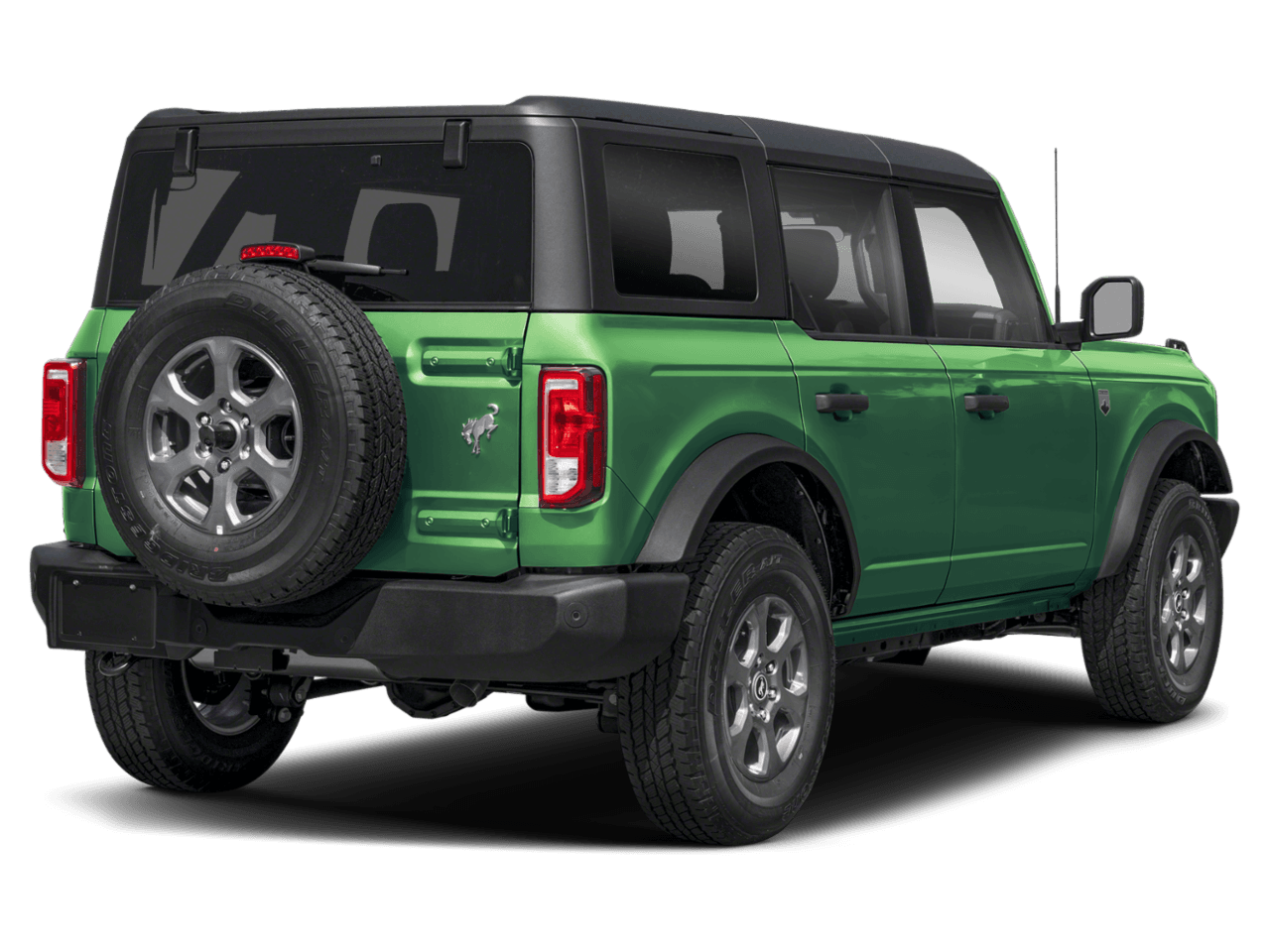 2025 Ford Bronco Big Bend - Rear 3/4, facing to the right