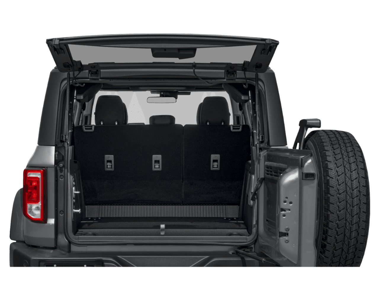 2025 Ford Bronco Big Bend - Interior Trunk with Hatch Open Feature