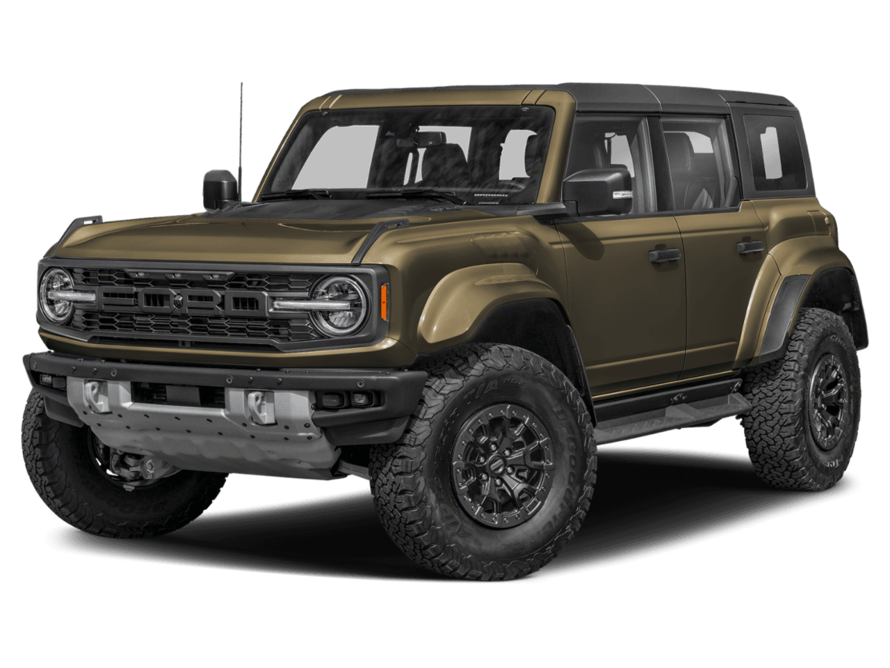 2025 Ford Bronco Raptor - Front 3/4, facing to the left