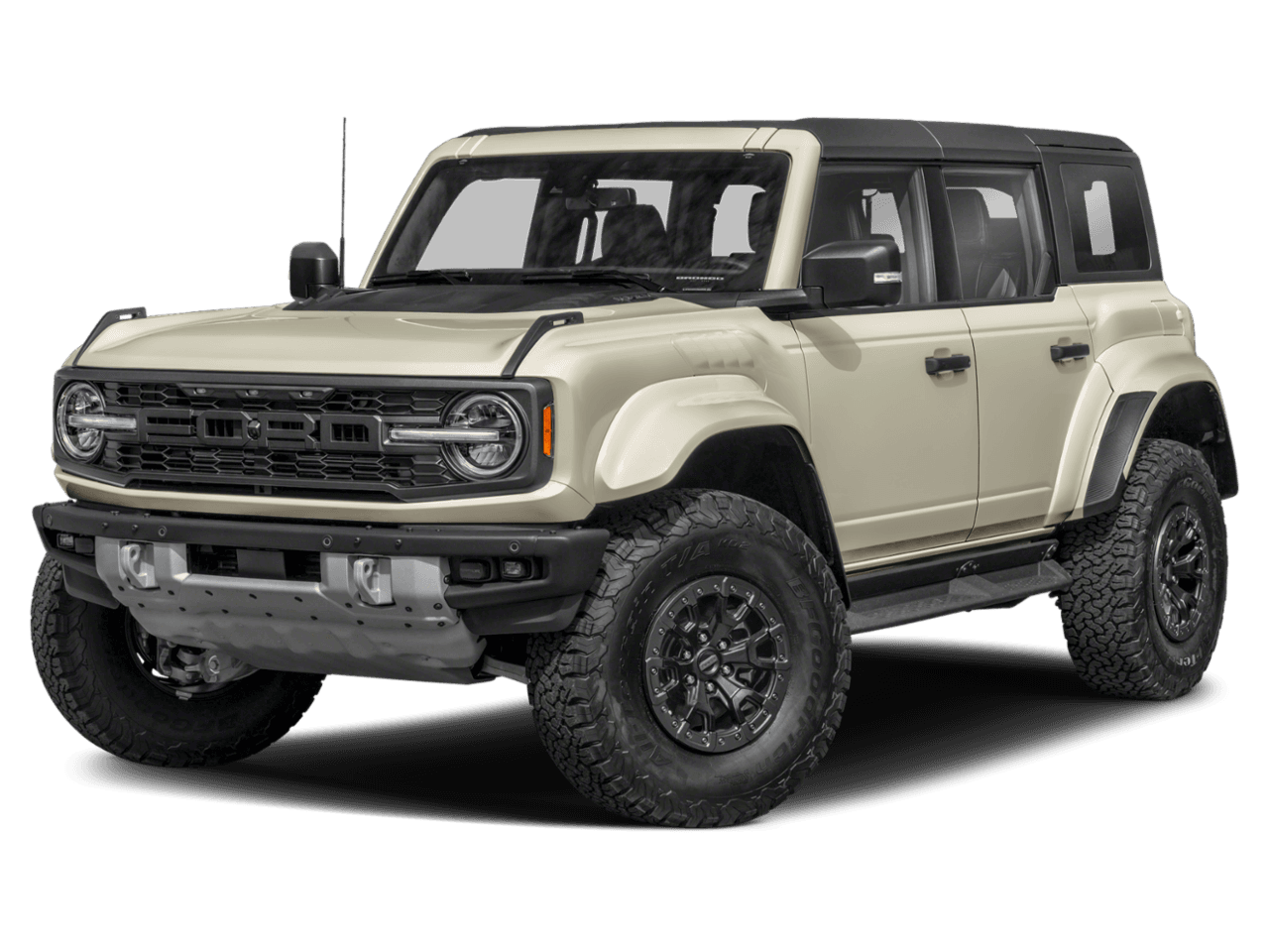 2025 Ford Bronco Raptor - Front 3/4, facing to the left