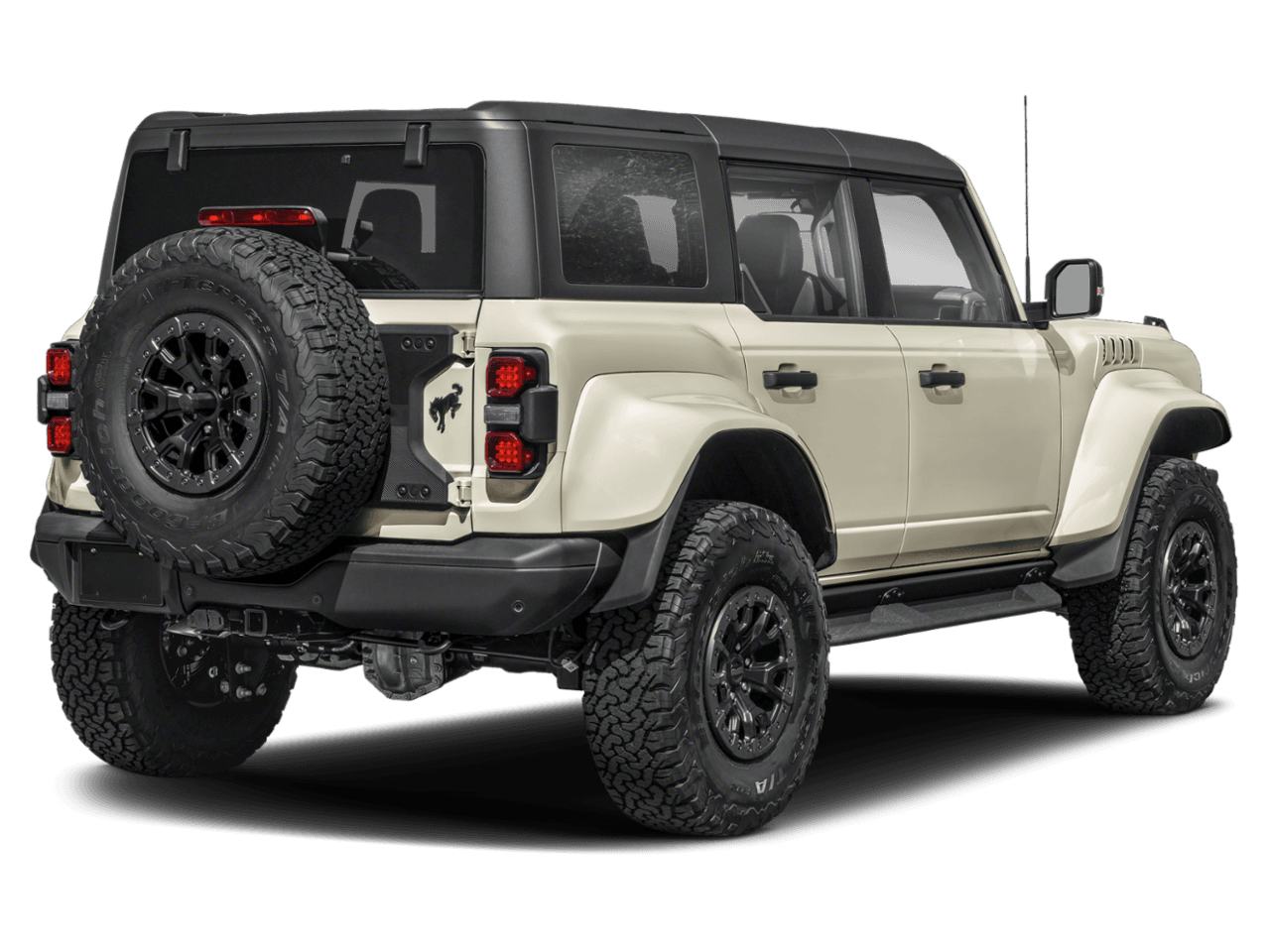 2025 Ford Bronco Raptor - Rear 3/4, facing to the right