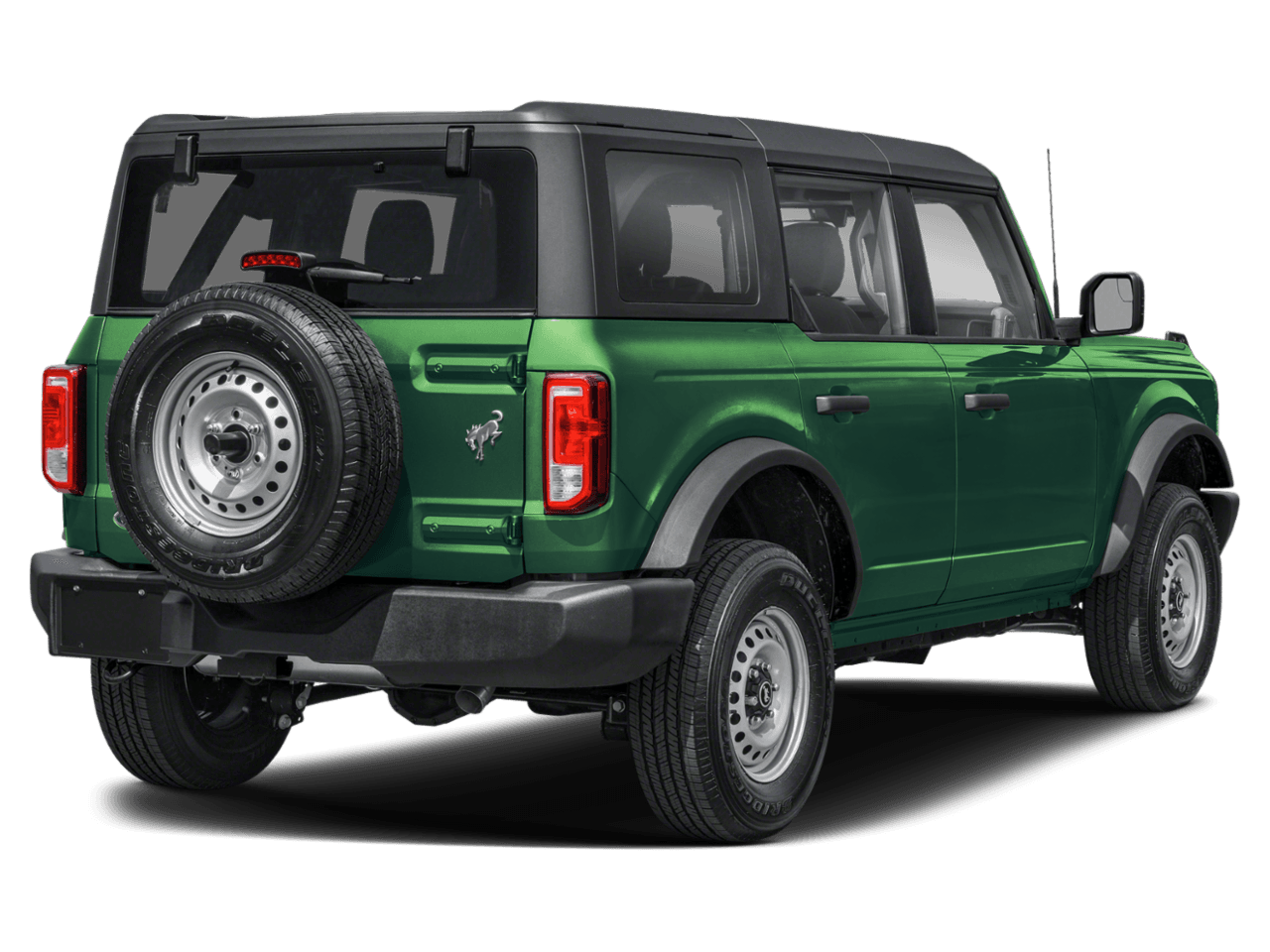 2025 Ford Bronco Base - Rear 3/4, facing to the right