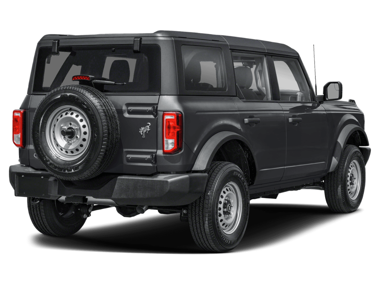 2025 Ford Bronco Base - Rear 3/4, facing to the right