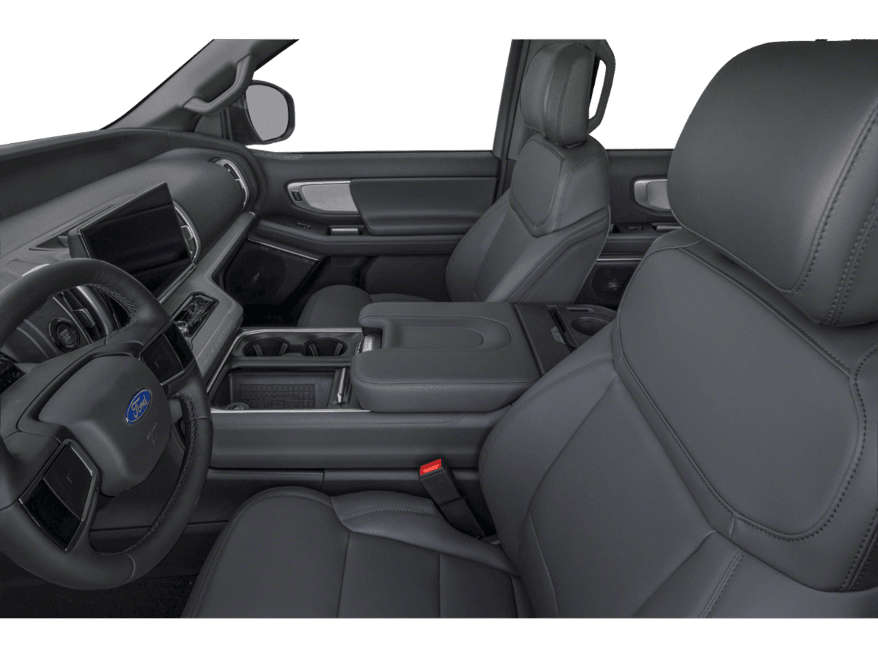 2025 Ford Expedition Active - Interior Driver's Side with Door Open, Front Seat Feature