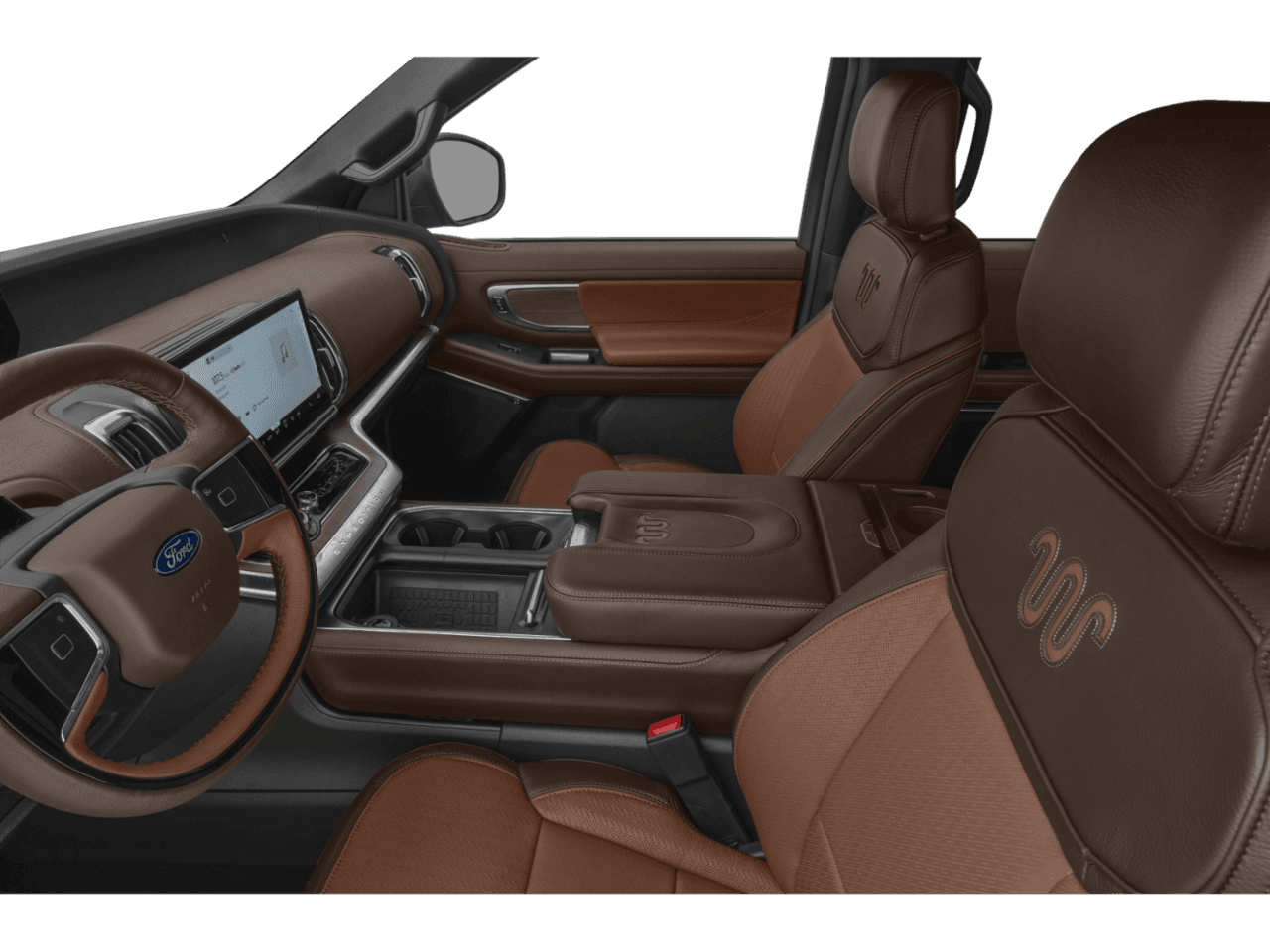 2025 Ford Expedition King Ranch - Interior Driver's Side with Door Open, Front Seat Feature