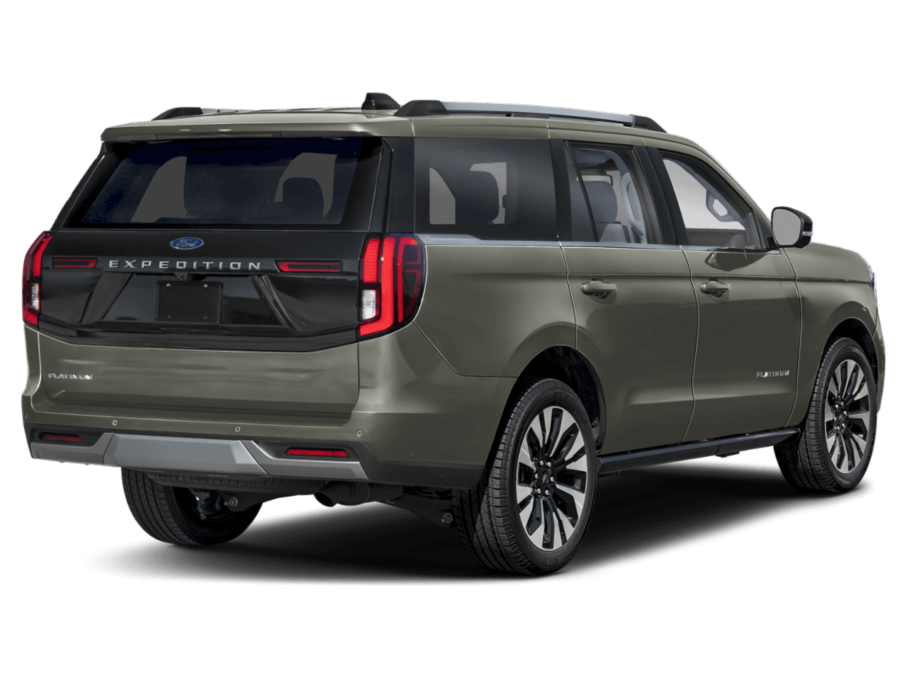 2025 Ford Expedition Platinum - Rear 3/4, facing to the right