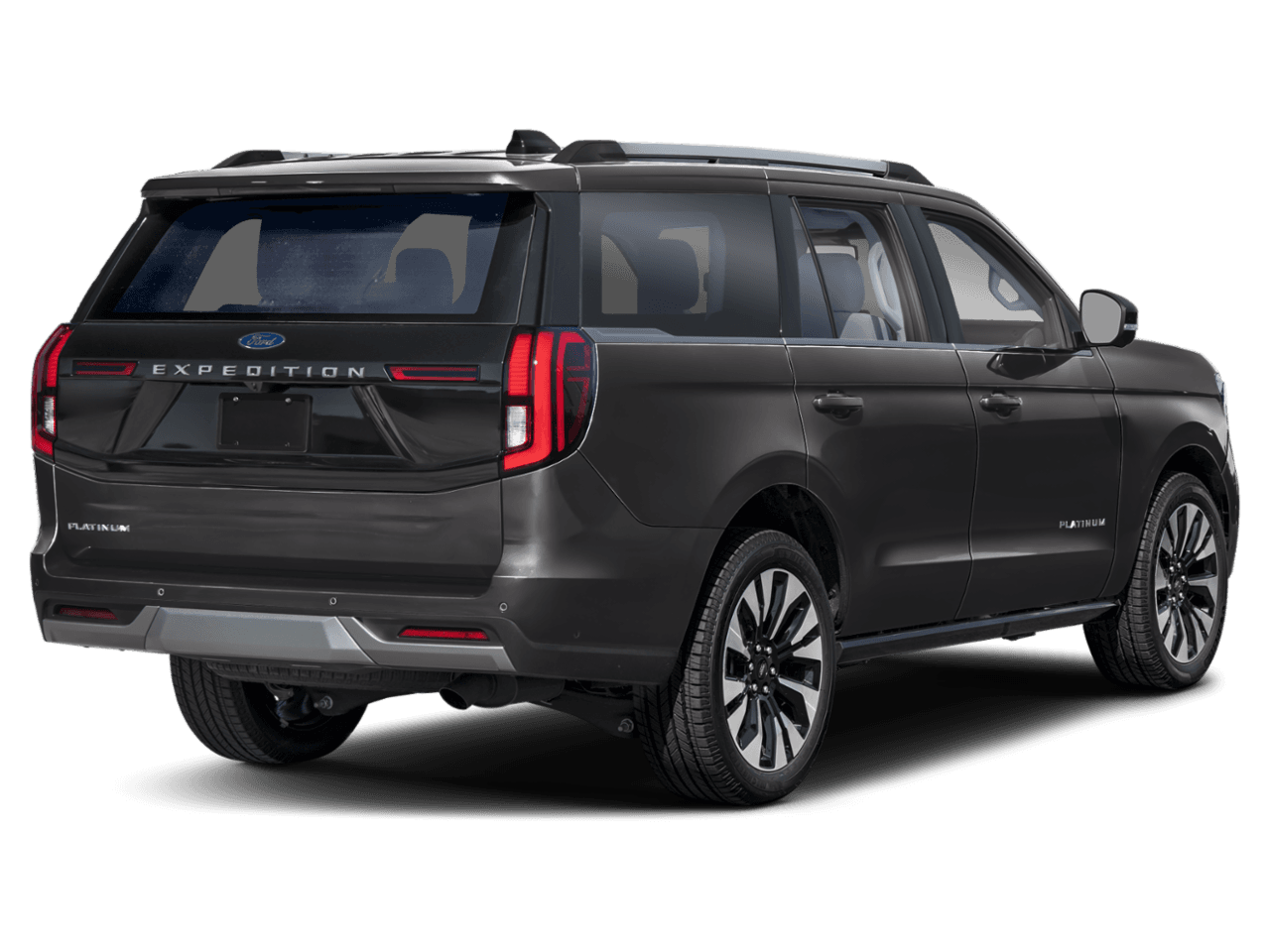 2025 Ford Expedition Platinum - Rear 3/4, facing to the right