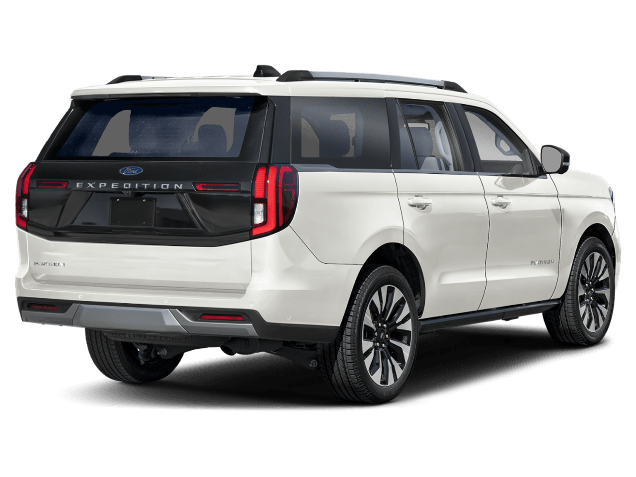 2025 Ford Expedition Platinum - Rear 3/4, facing to the right