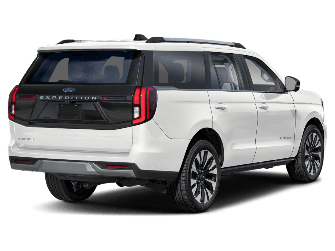 2025 Ford Expedition Platinum - Rear 3/4, facing to the right