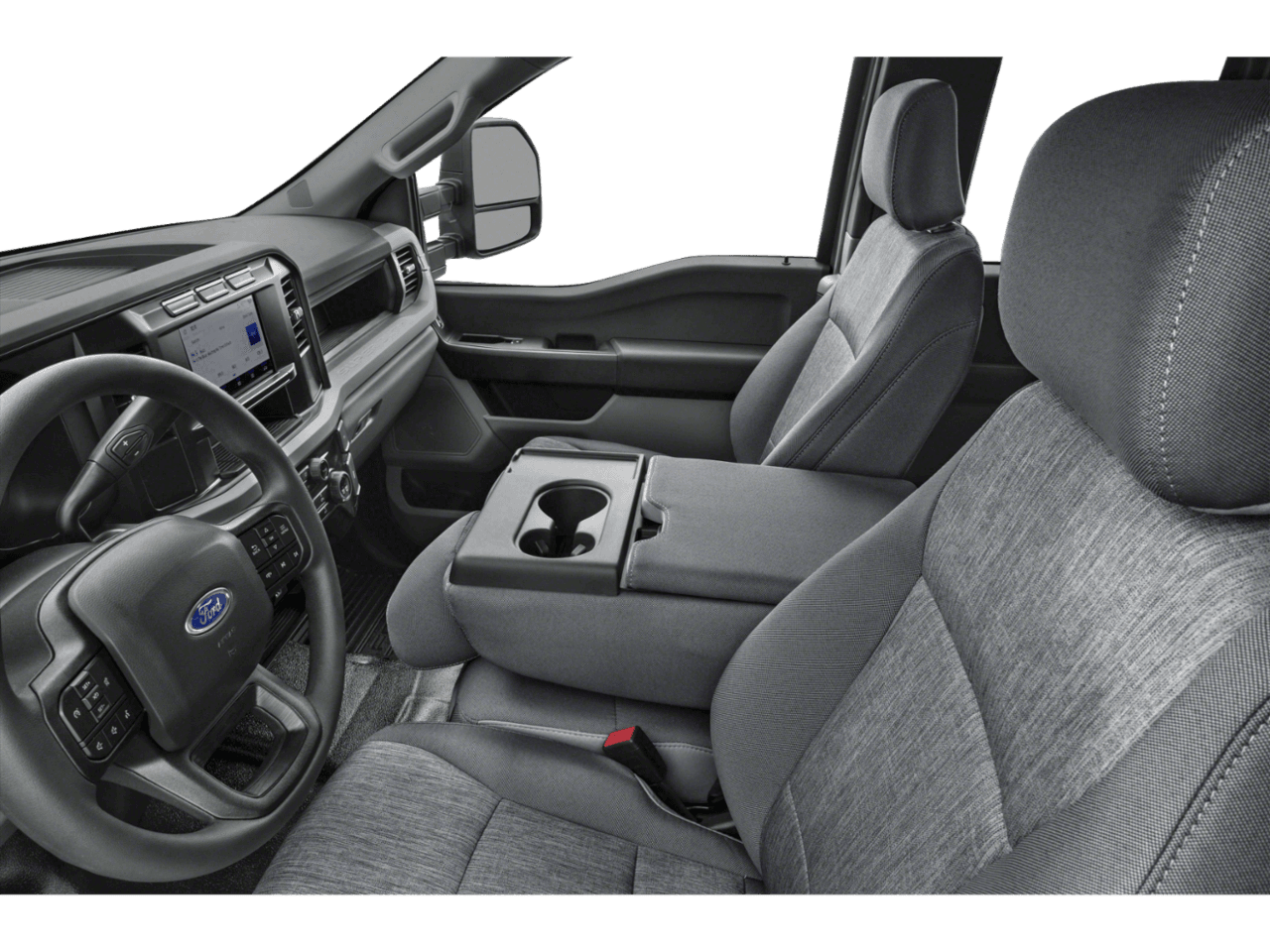 2026 Ford Super Duty F-250 SRW XL - Interior Driver's Side with Door Open, Front Seat Feature